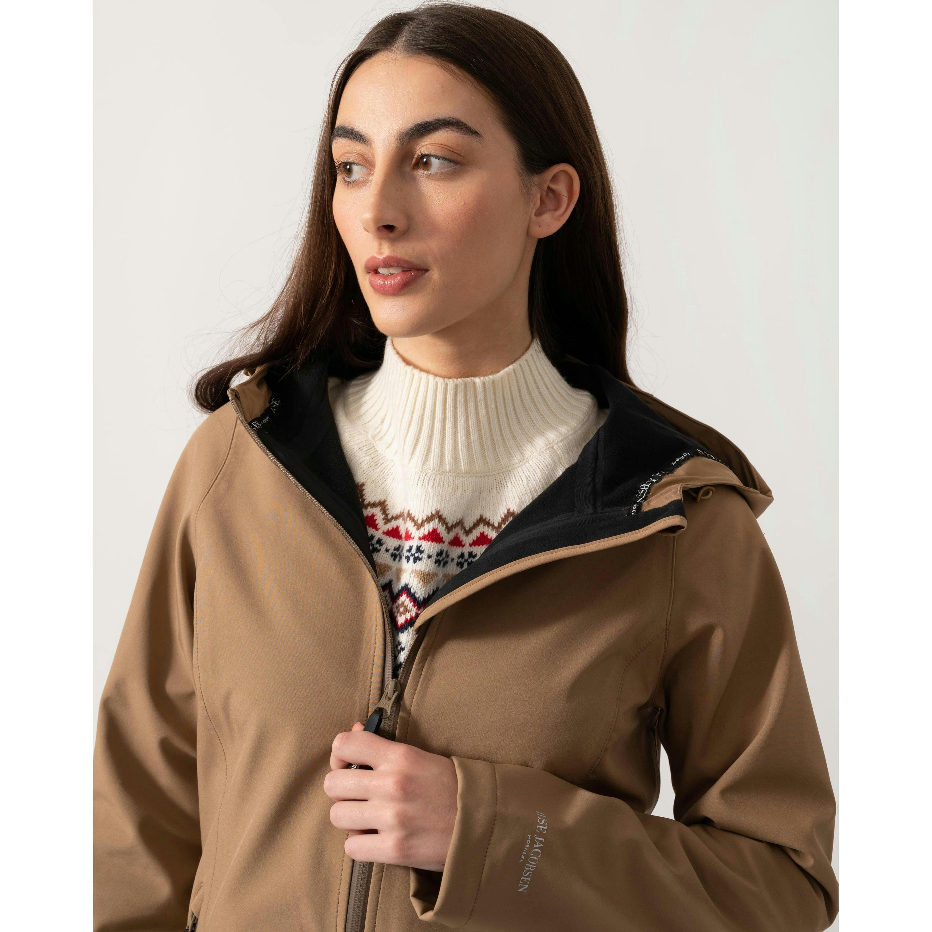Isle Jacobsen Raincoat  in Brown , view 3 of 6