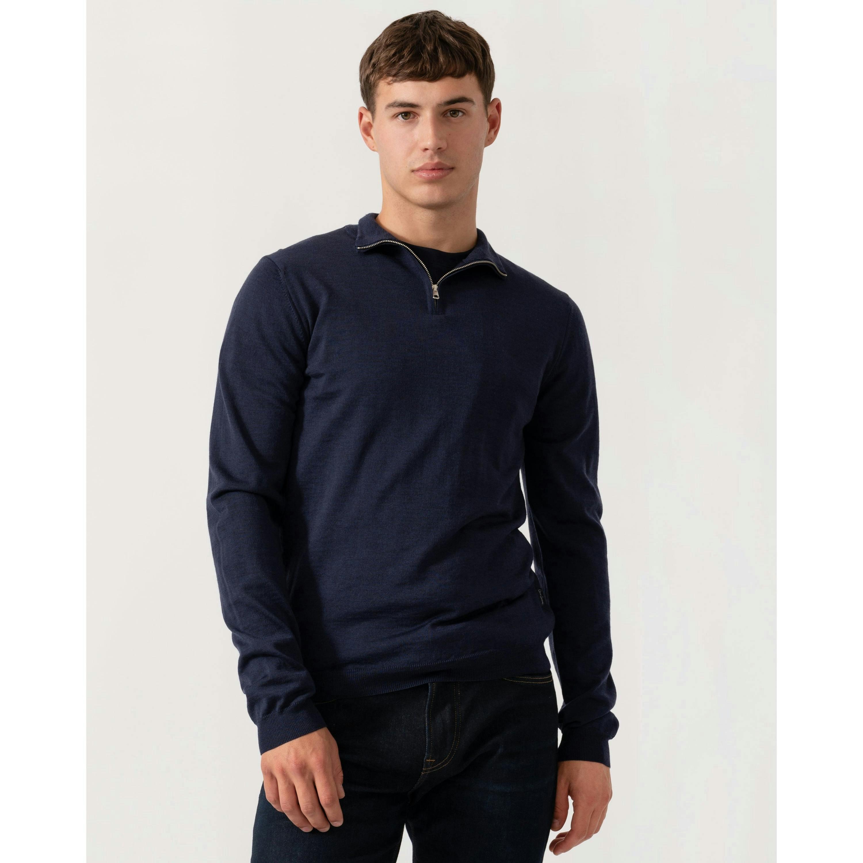 Oliver Sweeney Marl Jumper  in Grey , view 1 of 4