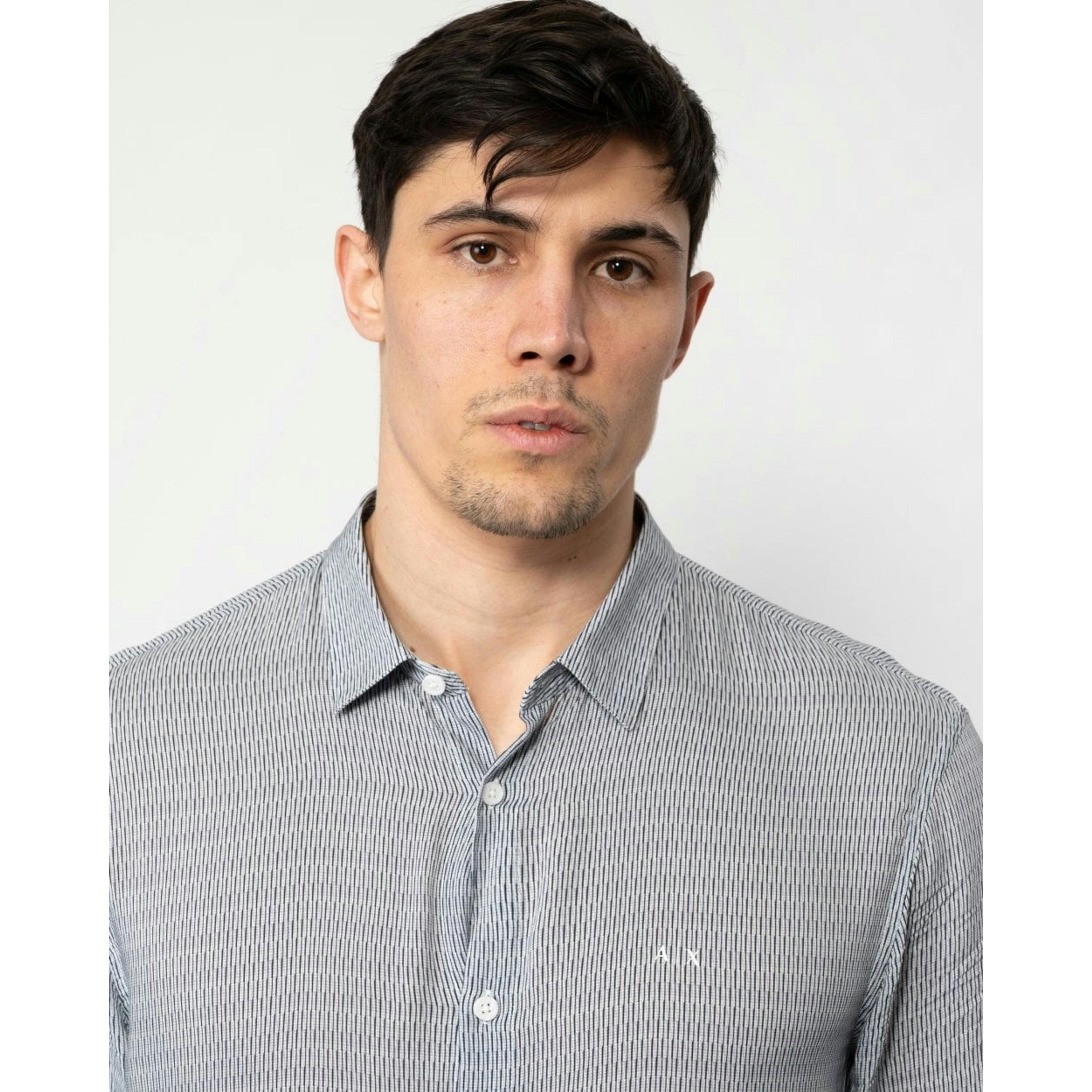 Armani Exchange Shirt  in White , view 4 of 4