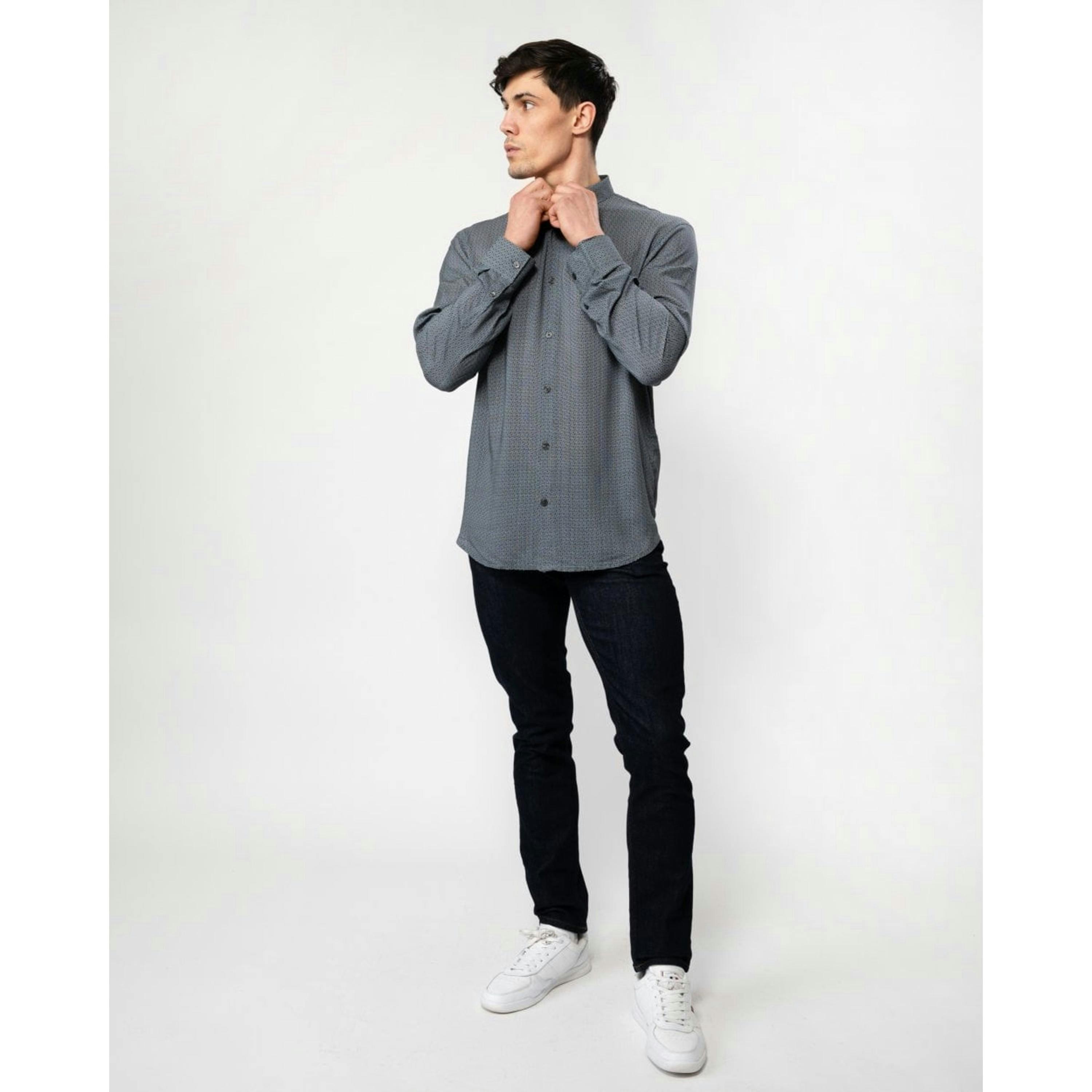 Armani Exchange Shirt  in Grey , view 3 of 4