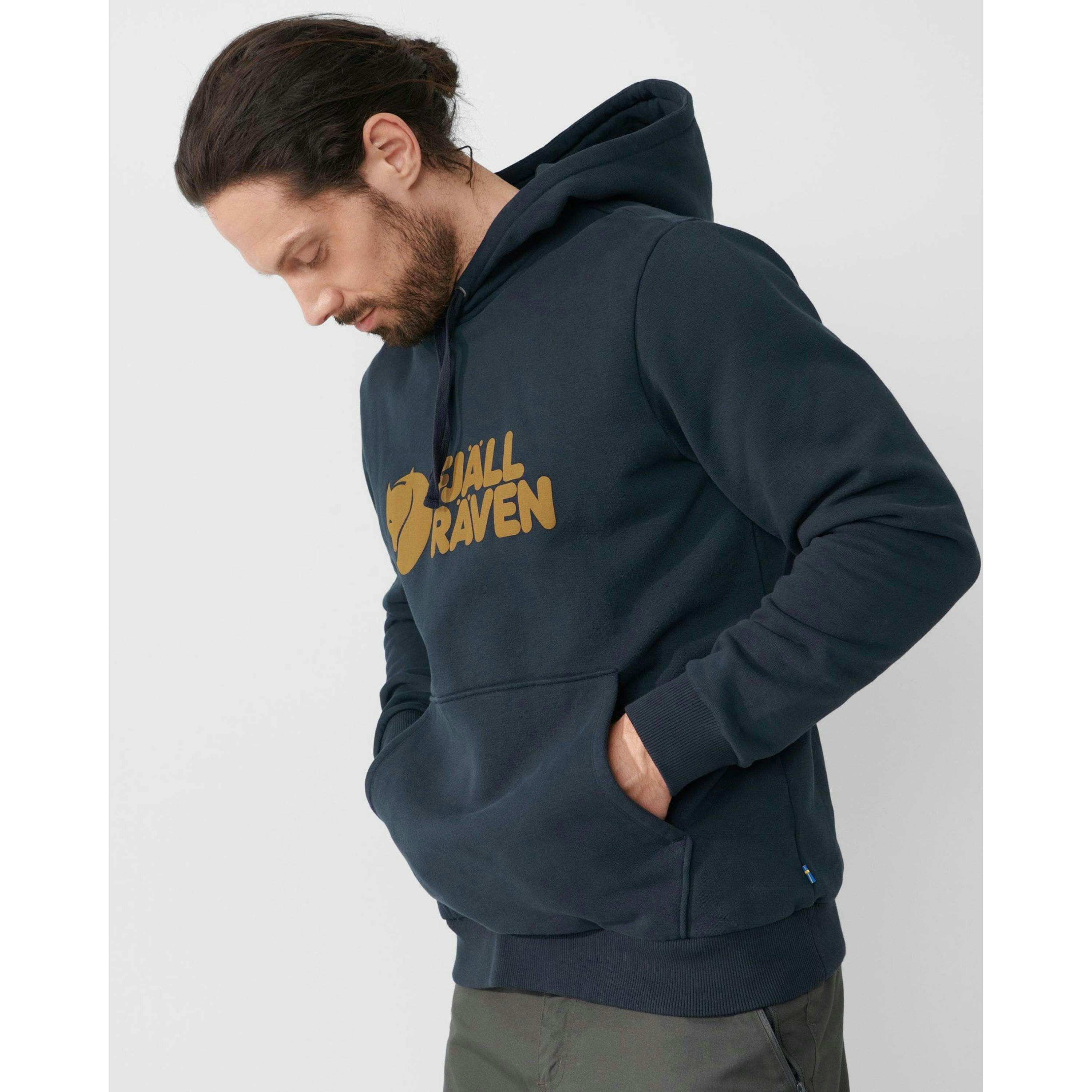 Fjallraven Hoodie  in Grey , view 2 of 5