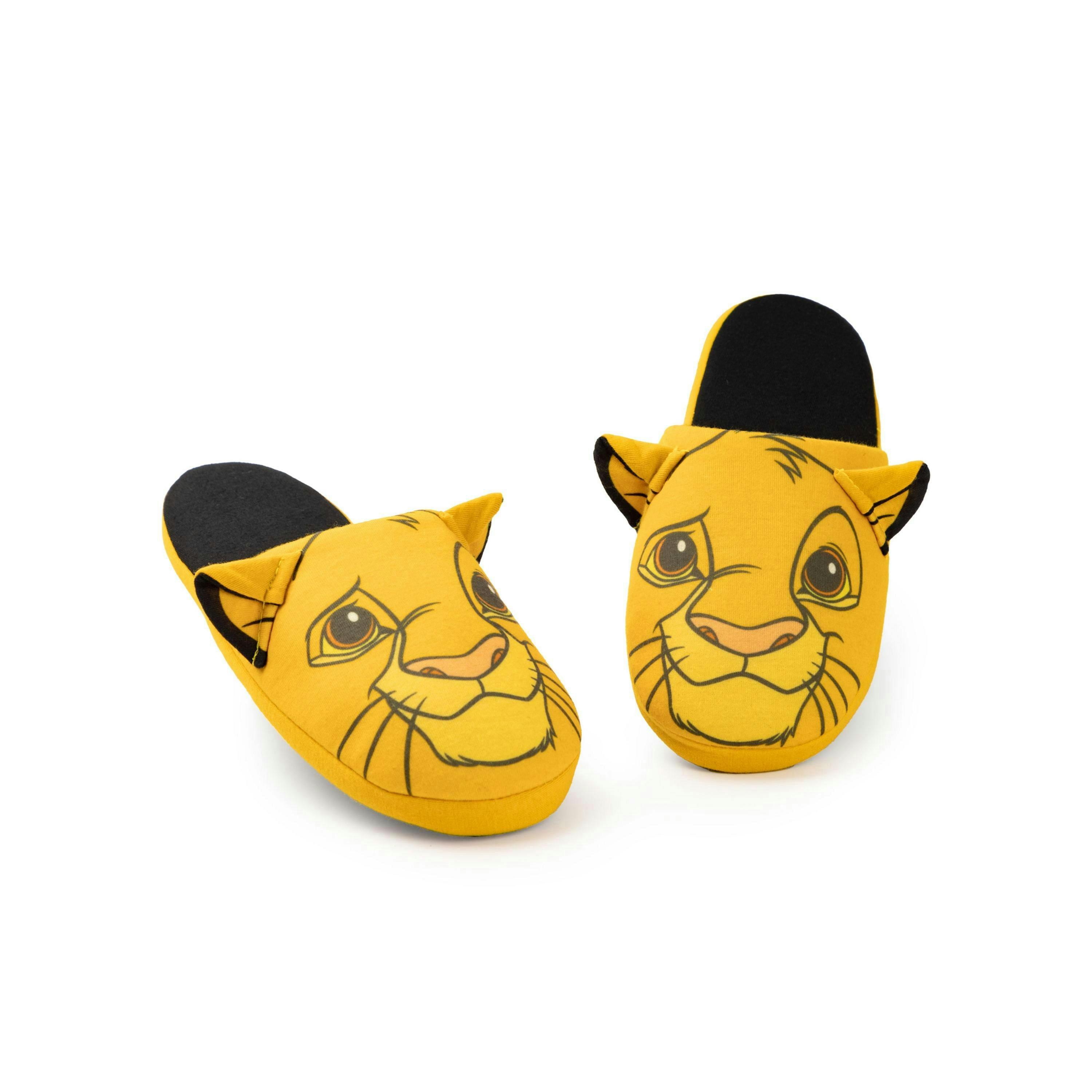 Disney Lion King Simba Kid's Yellow Polyester Slippers By Vanilla Underground , view 1 of 1