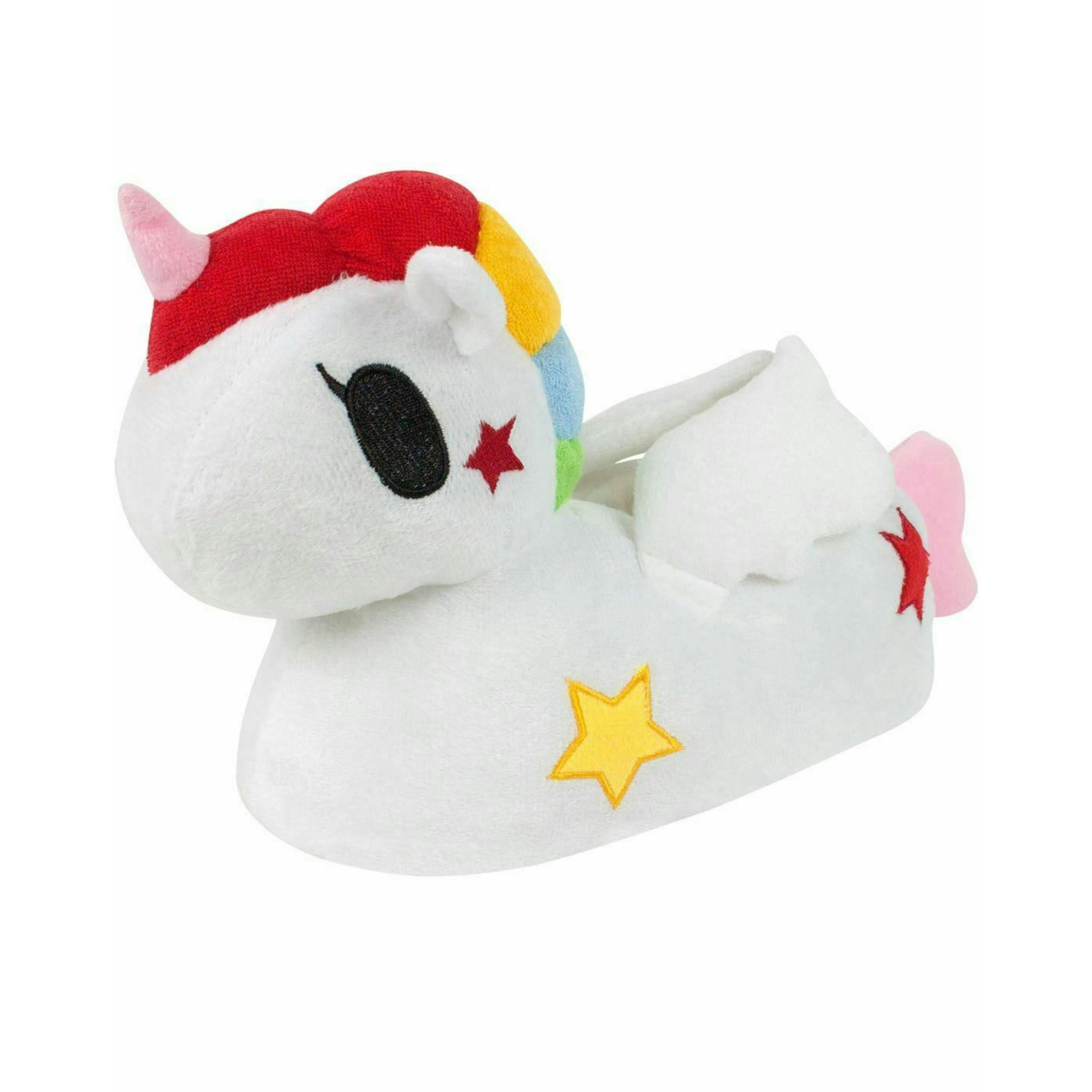 Tokidoki 3D Cartoon Unicorn Animal Novelty Soft Plush Women's Slip-On Slippers , view 1 of 1
