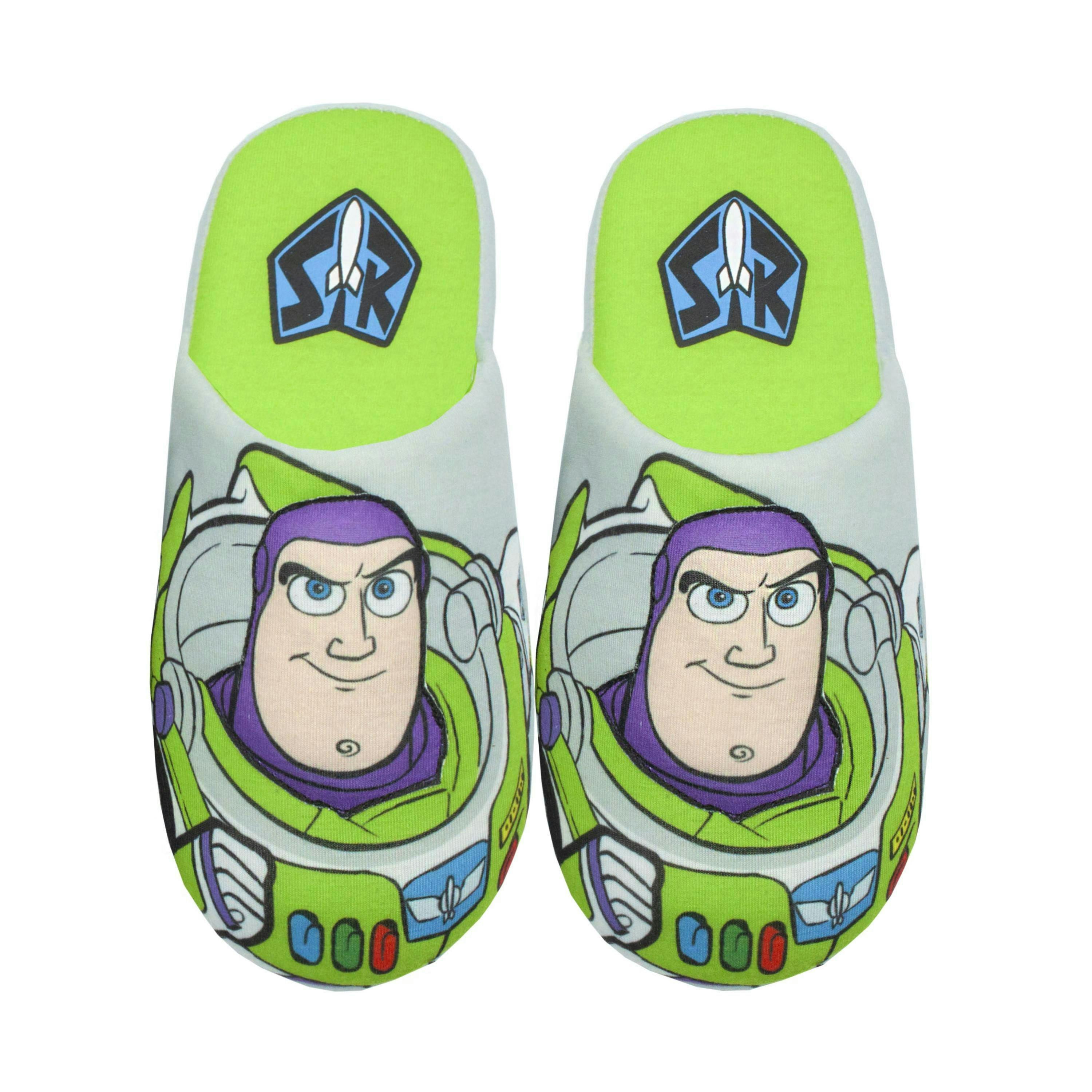 Disney Pixar Toy Story Buzz Lightyear Partial 3D Boy's House Slippers By Vanilla Underground , view 1 of 1