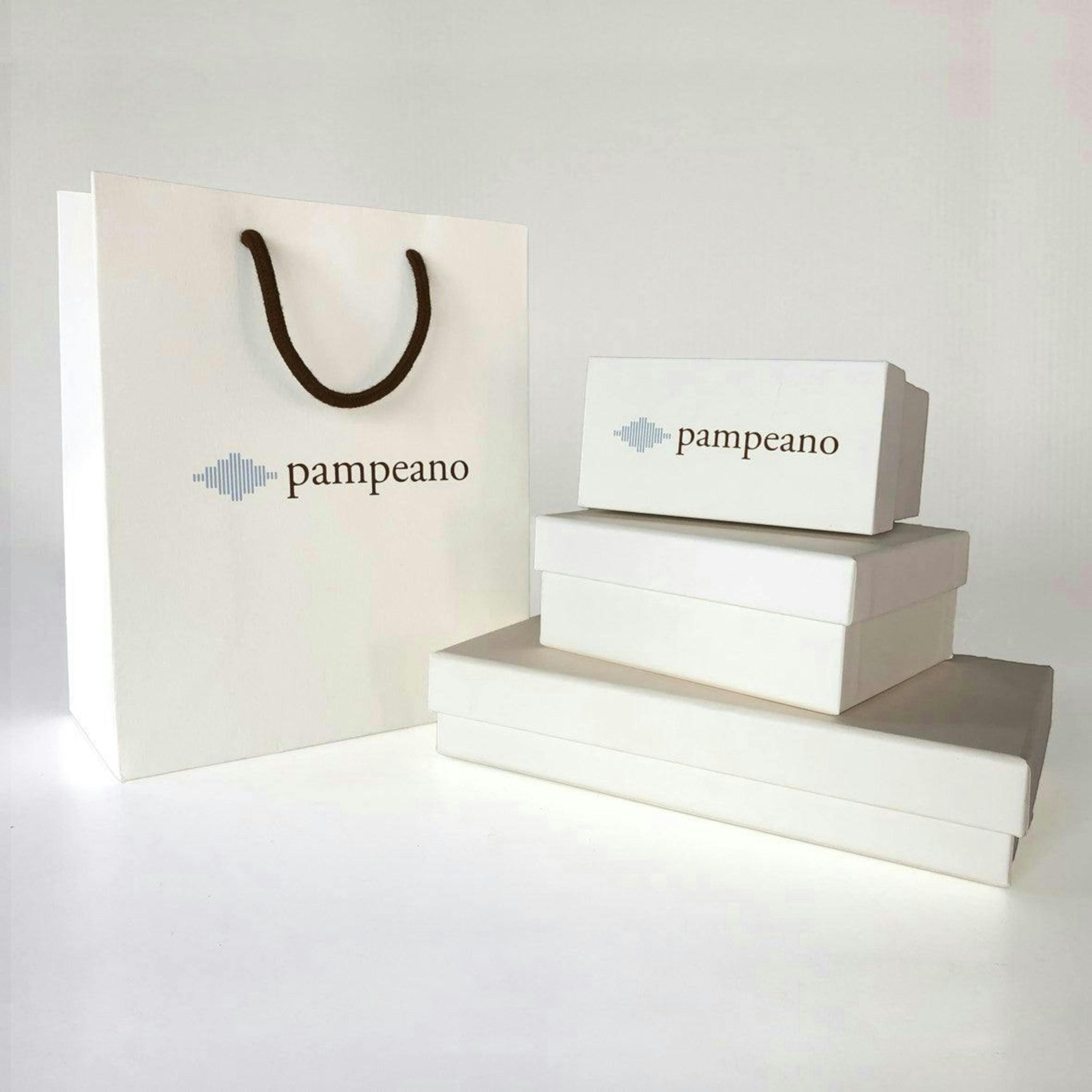 Rombo card slip - tan leather with light blue, light brown and cream stitching , view 4 of 4