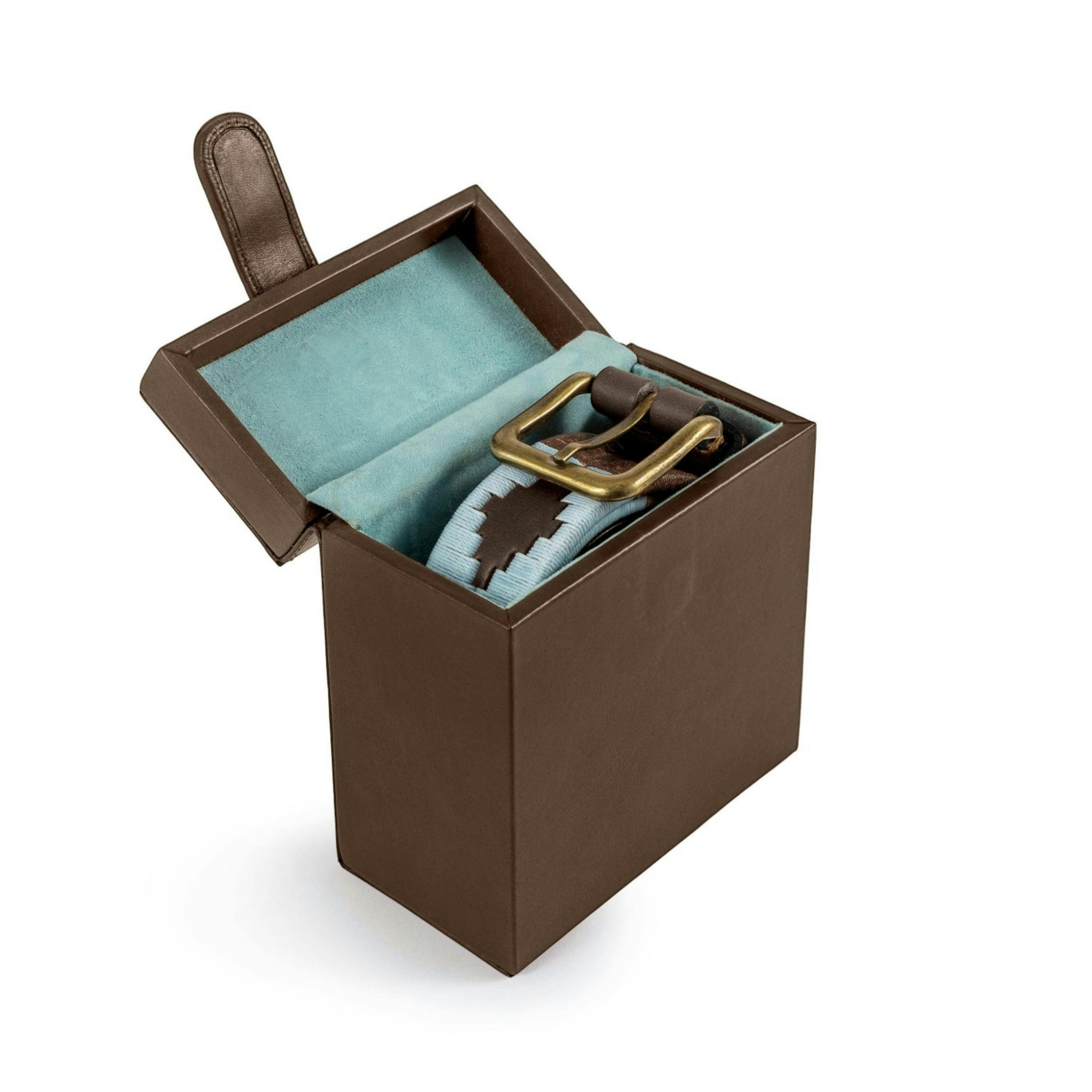 pampeano one belt box -  brown leather , view 2 of 5