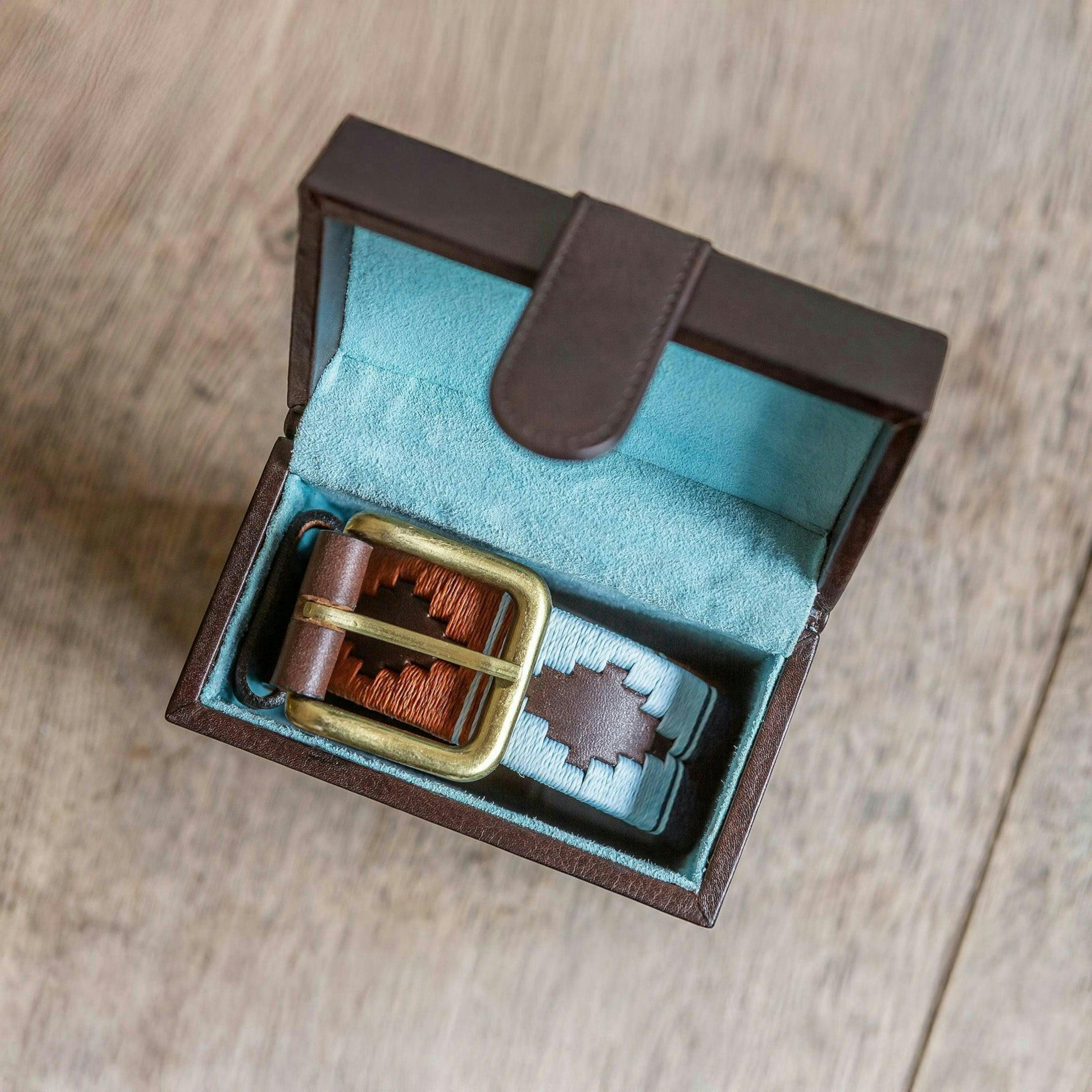 pampeano one belt box -  brown leather , view 4 of 5