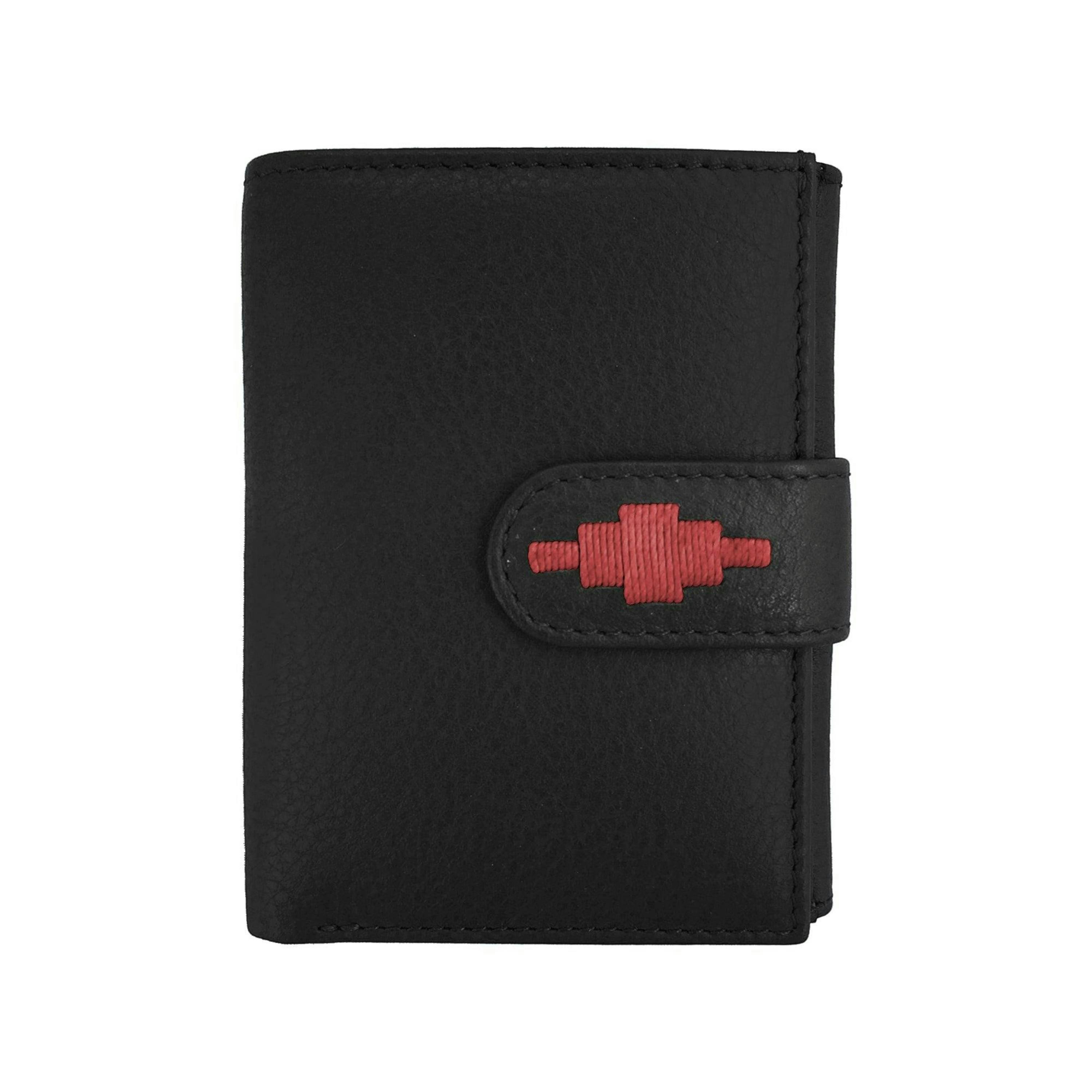 Exito bifold purse - black leather , view 1 of 4