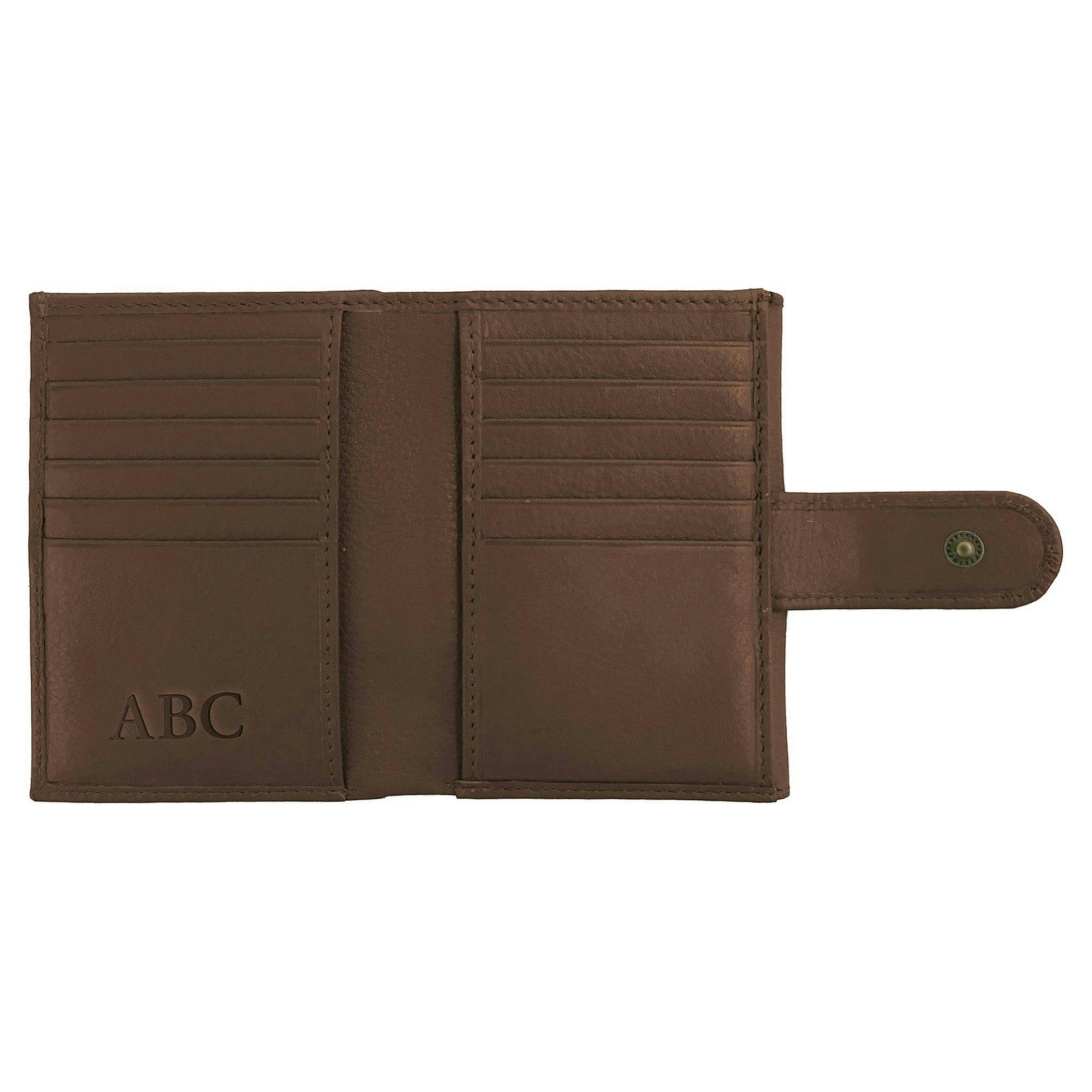 Exito Bifold Purse - Black Leather , view 4 of 4