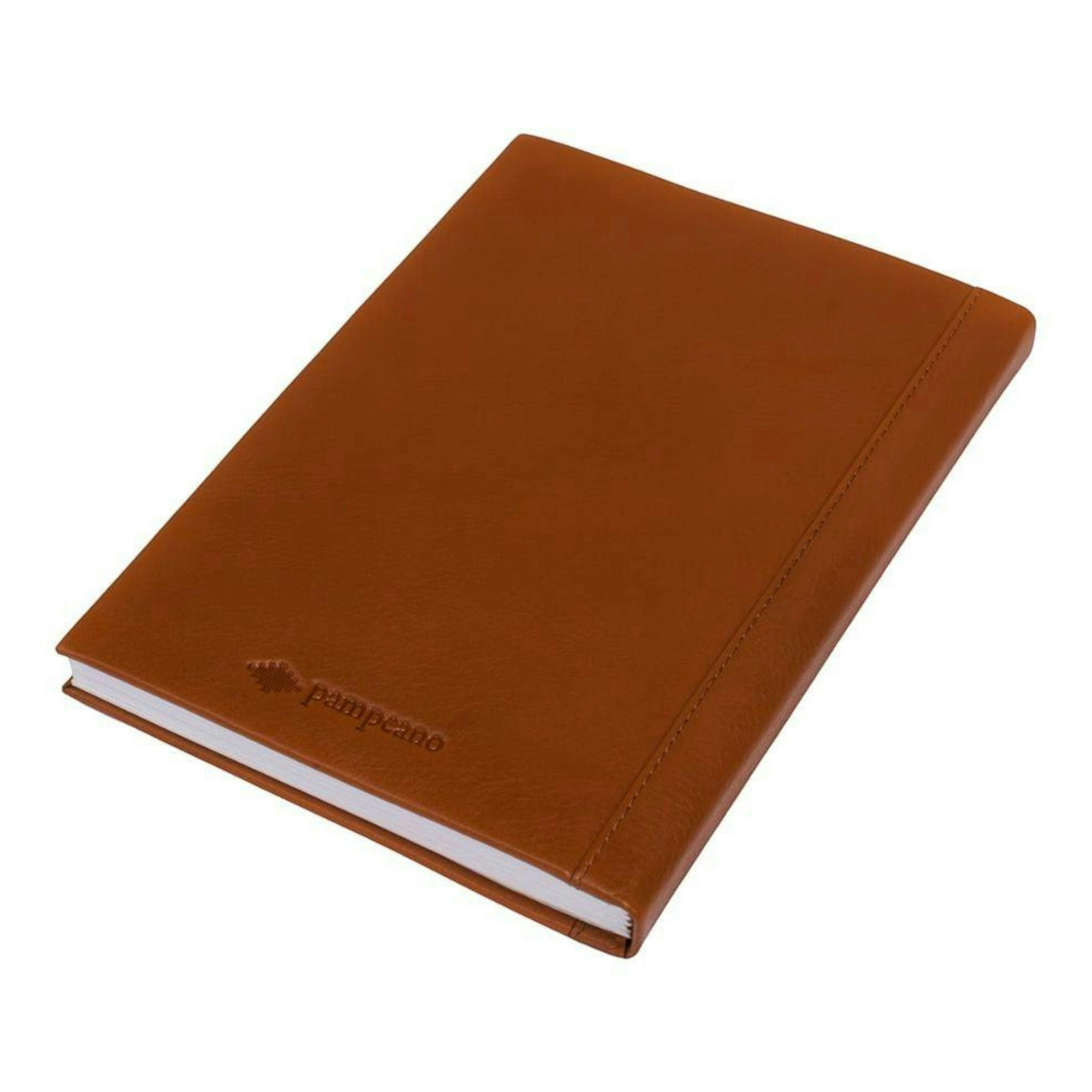 tan leather notebook , view 2 of 4