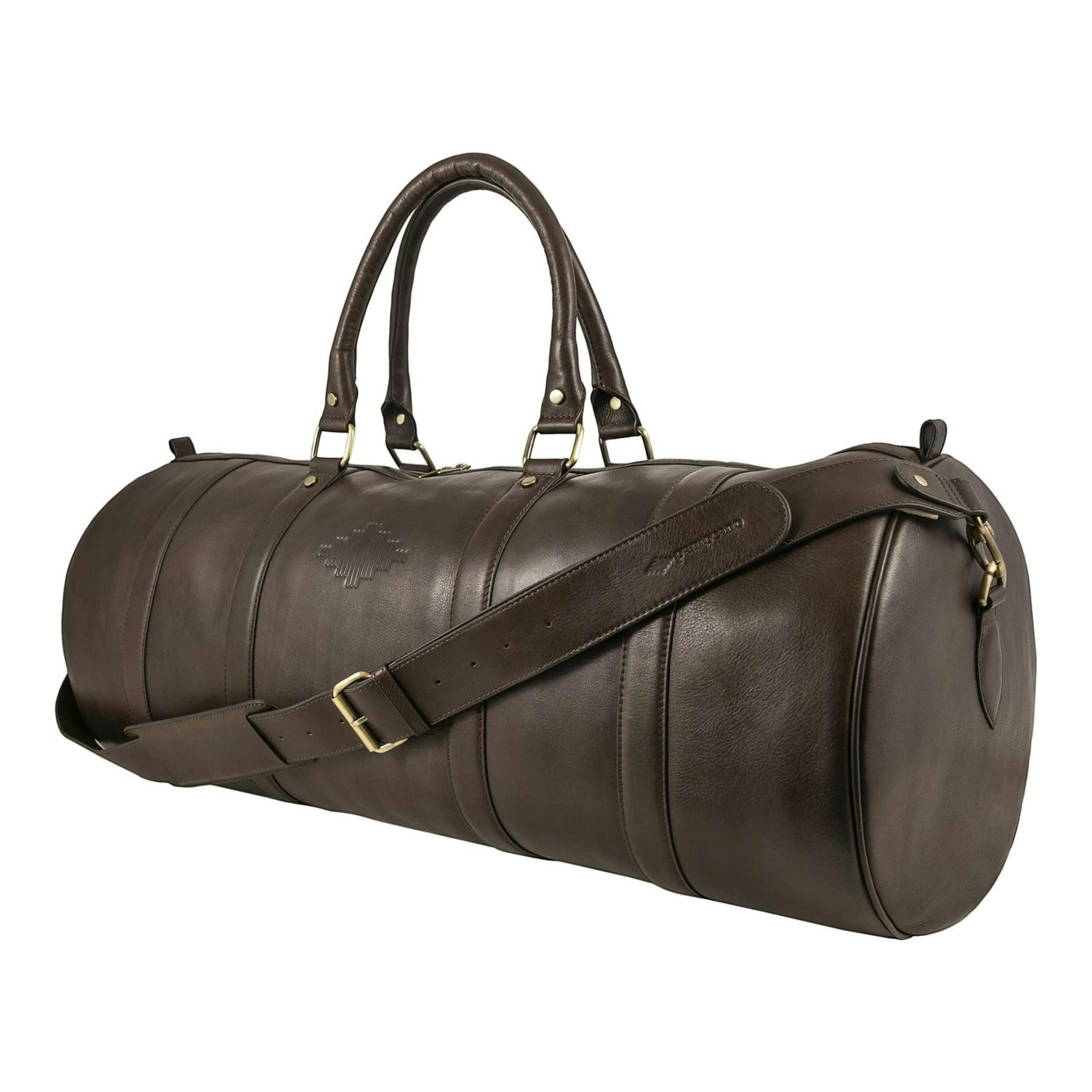 Equipo holdall bag - brown leather , view 1 of 5