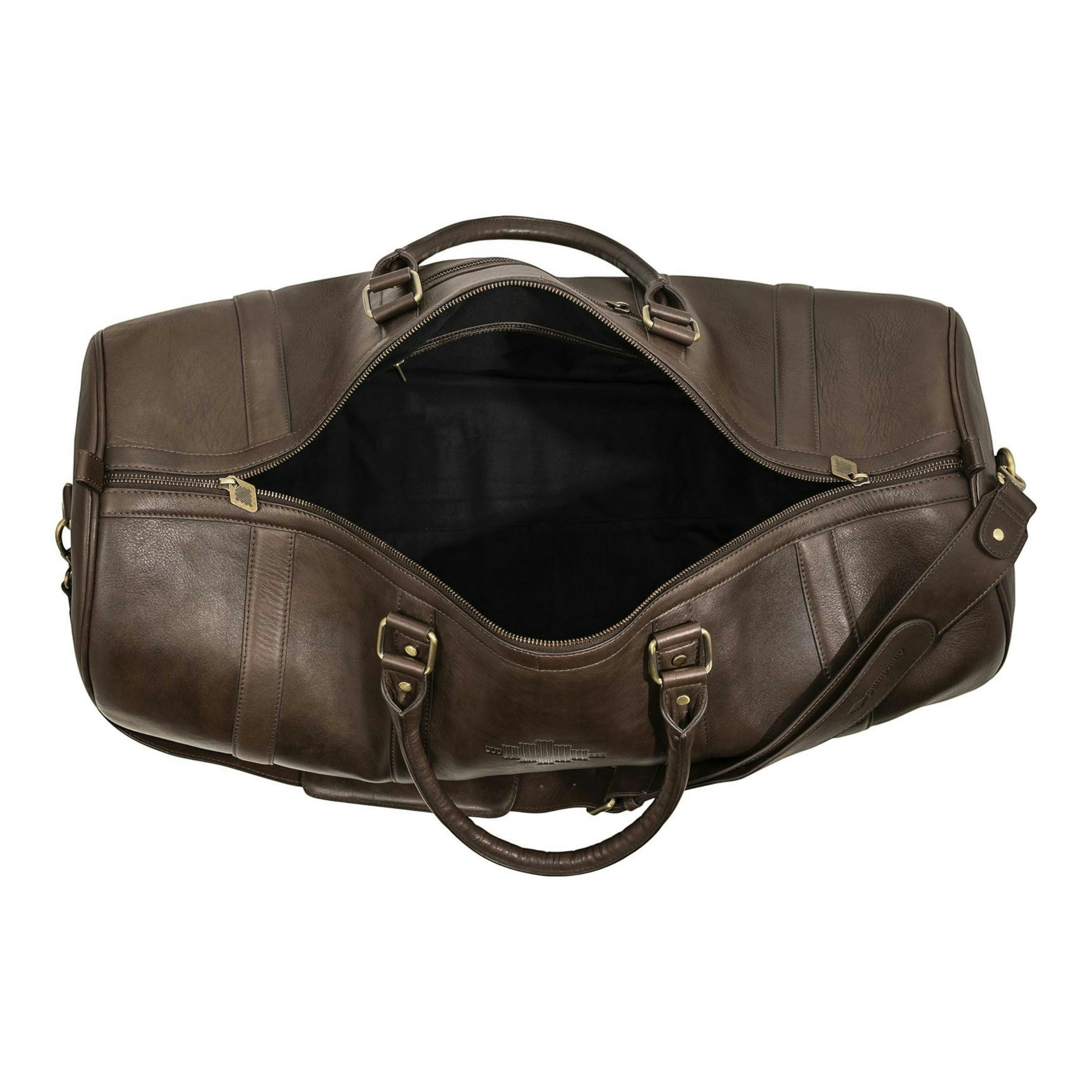 Equipo holdall bag - brown leather , view 2 of 5