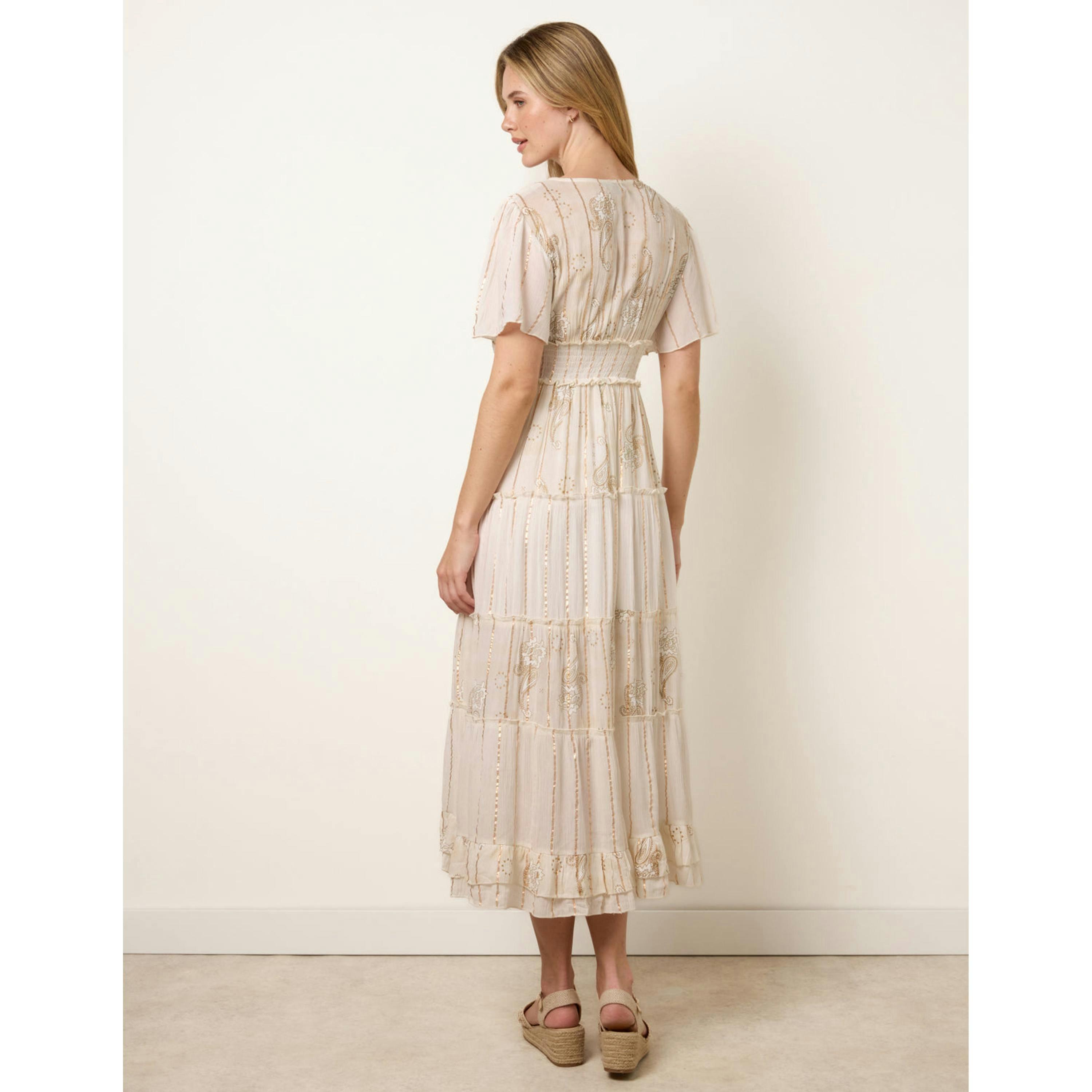 Blue Vanilla Embellished Midi Dress  in Beige , view 2 of 4