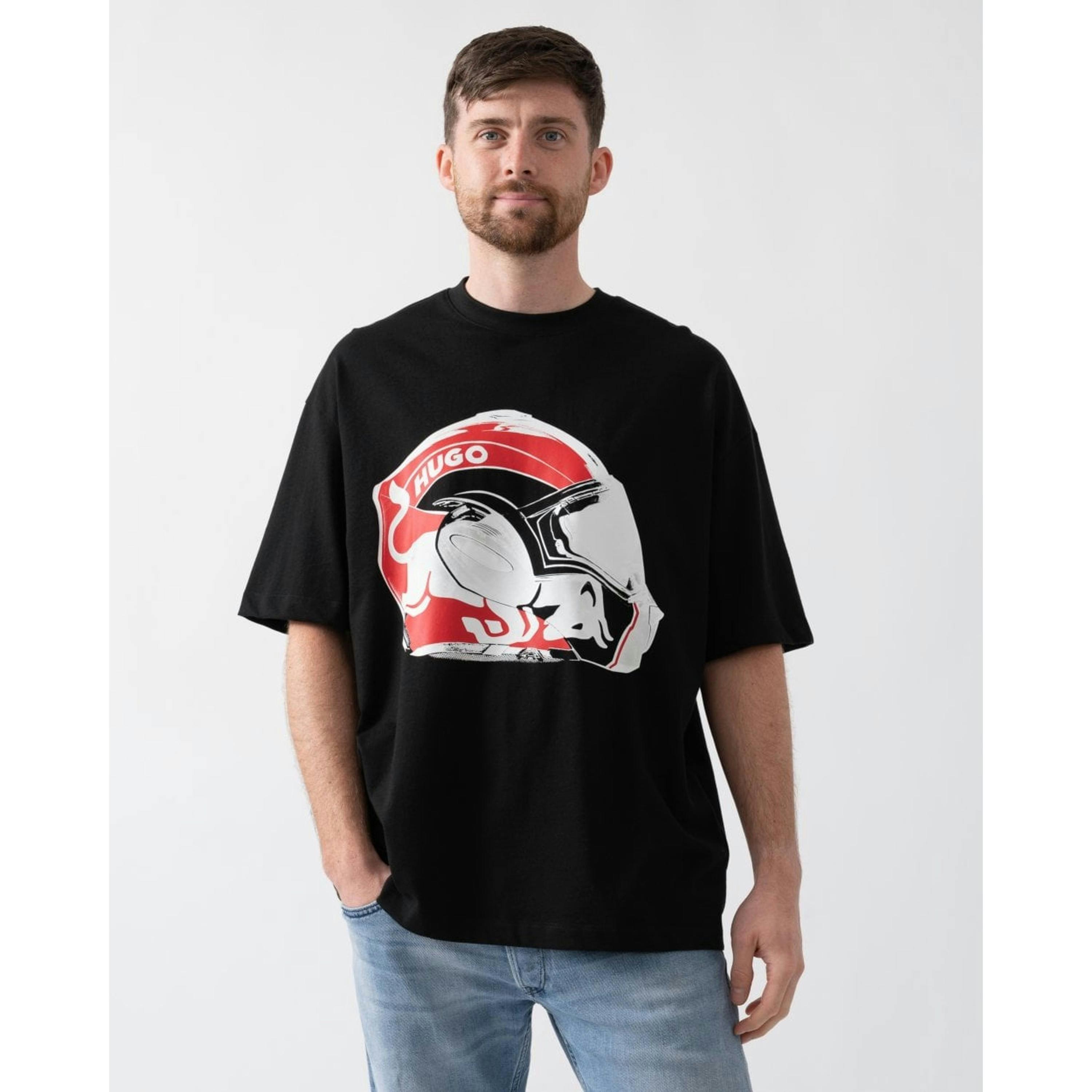 Hugo Boss Red Bull Graphic Print T-Shirt  in Black , view 1 of 4