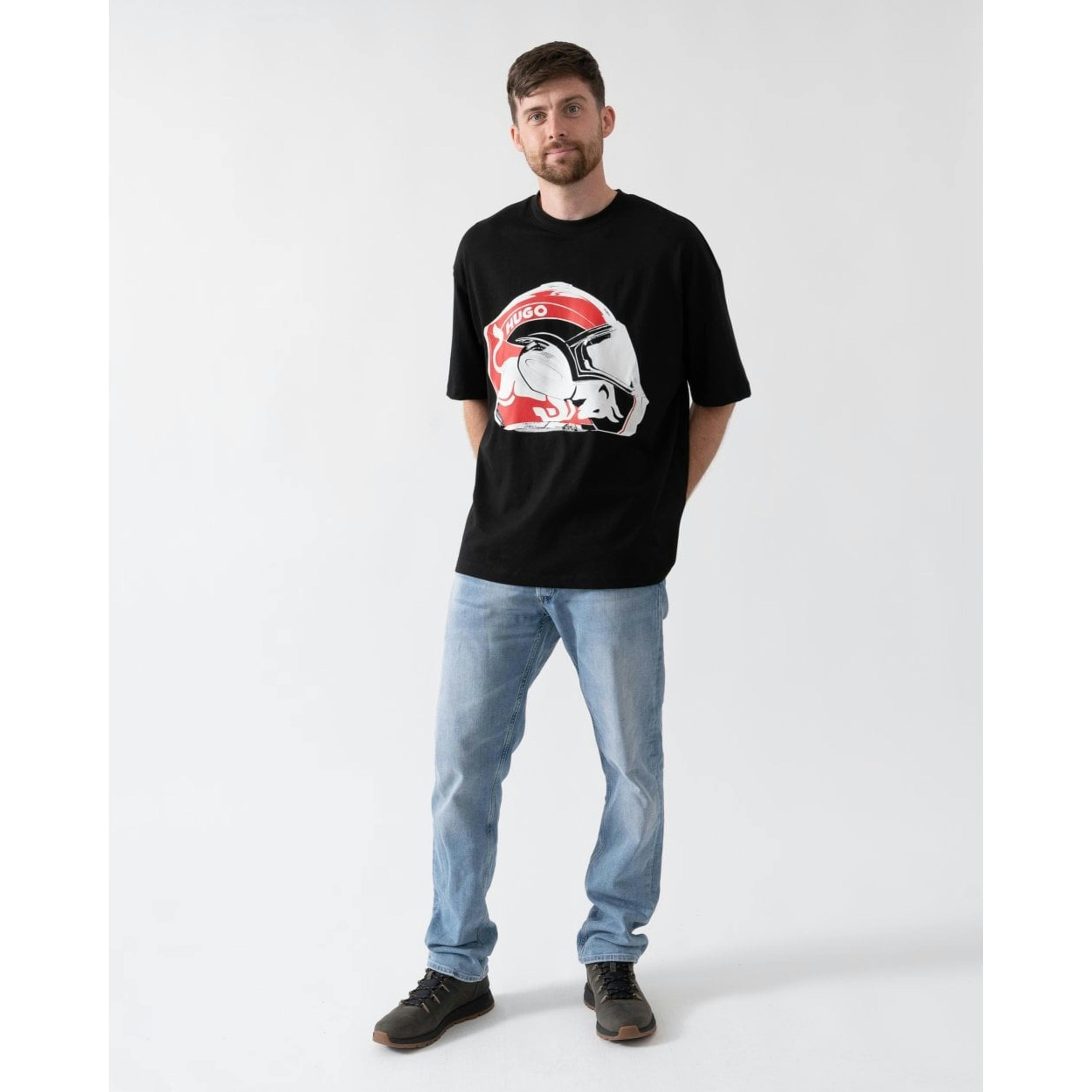 Hugo Boss Red Bull Graphic Print T-Shirt  in Black , view 4 of 4