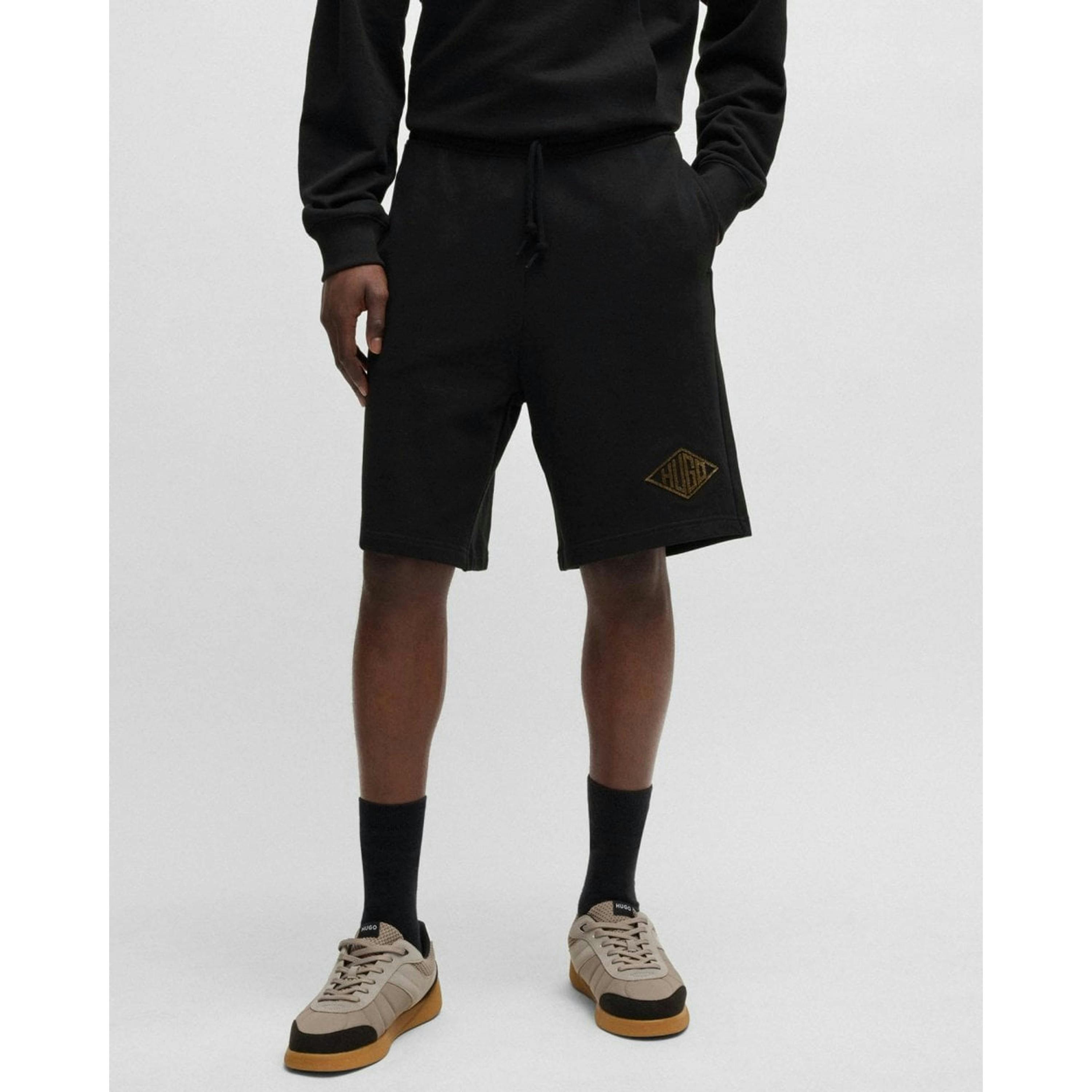 Hugo Boss Jogger Chino Shorts  in Black , view 1 of 4