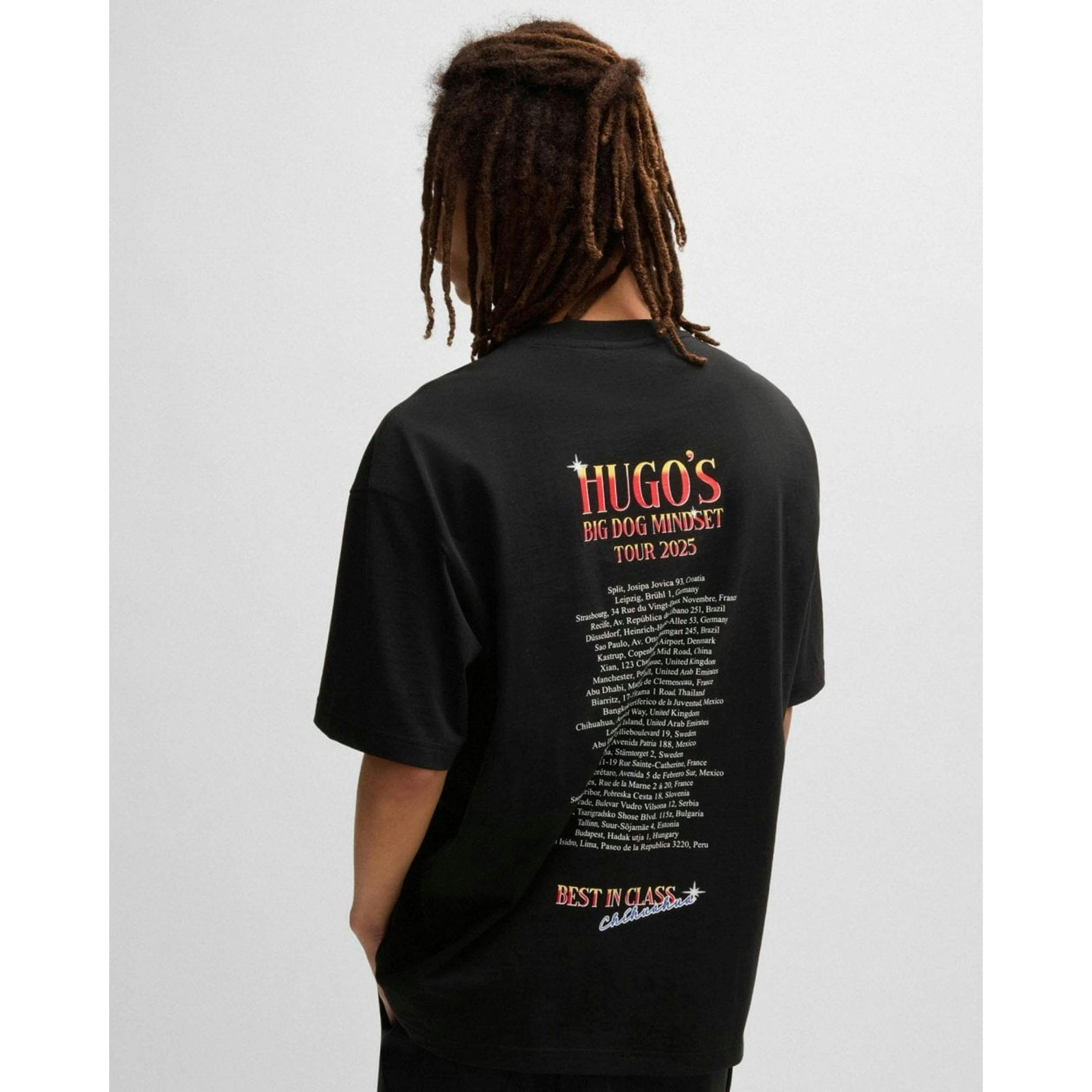 Hugo Boss Dog Graphic T-Shirt  in Black , view 2 of 4
