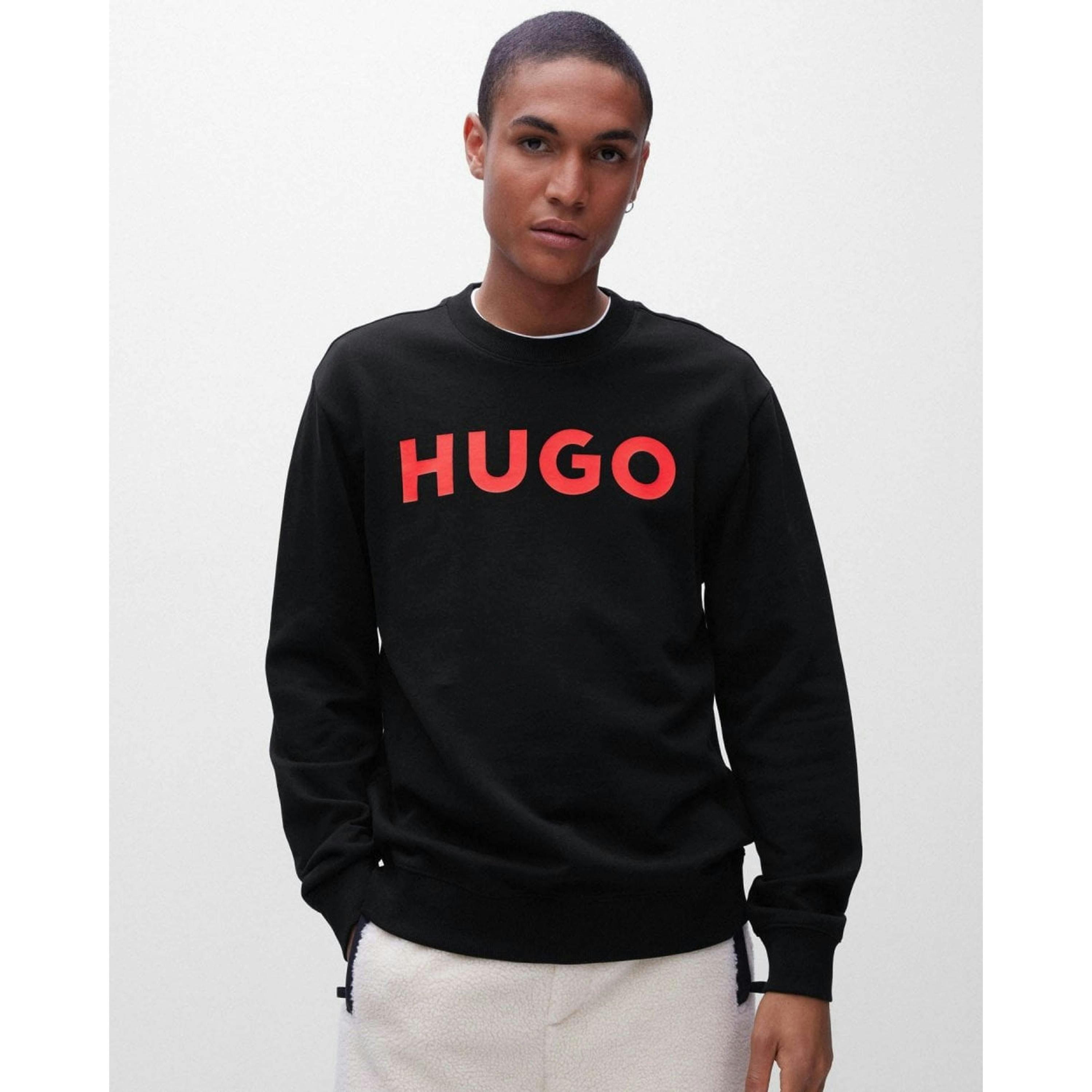 Hugo Boss Large Logo Sweatshirt  in Black , view 1 of 4