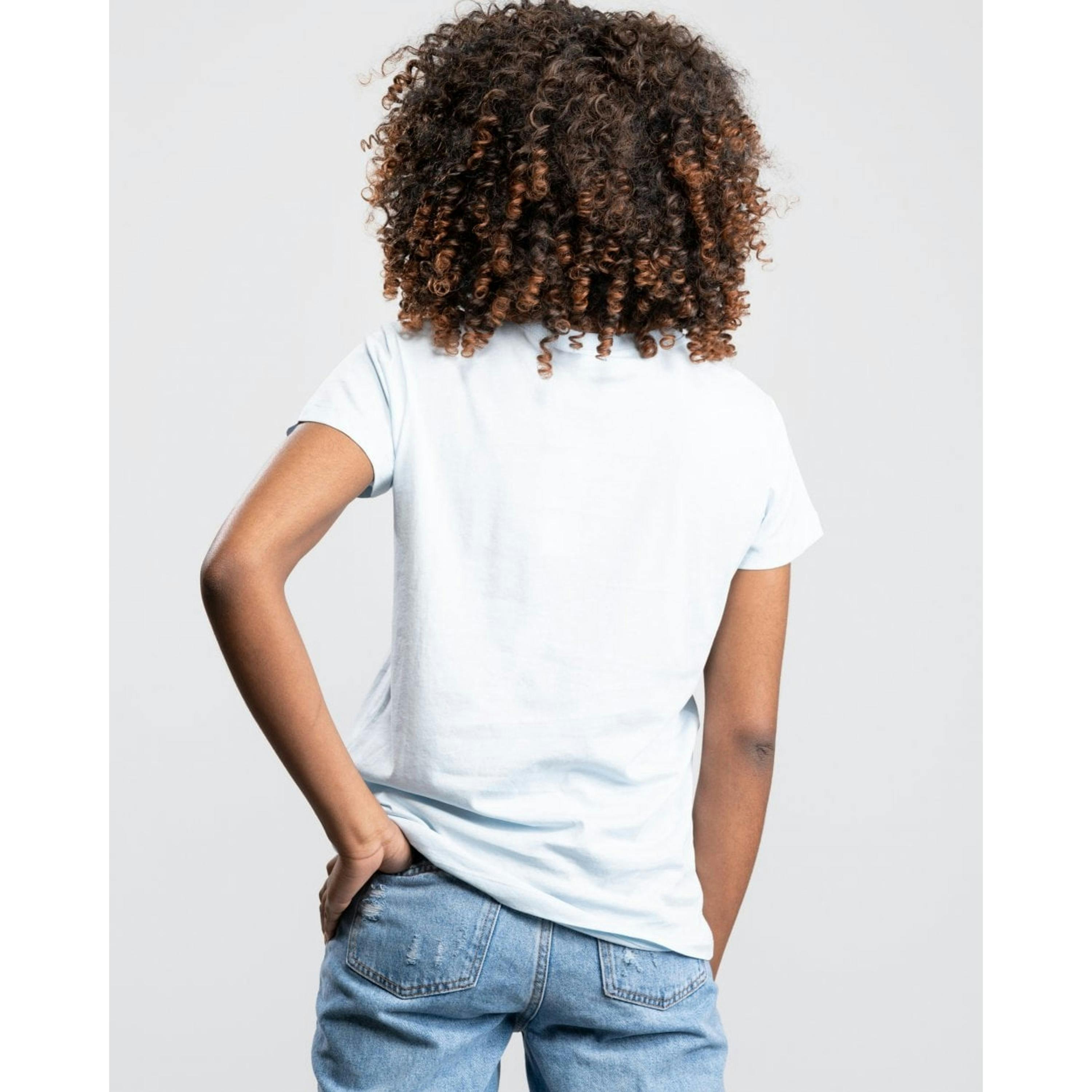 Calvin Klein Duo Logo Print T-Shirt  in Blue , view 2 of 4