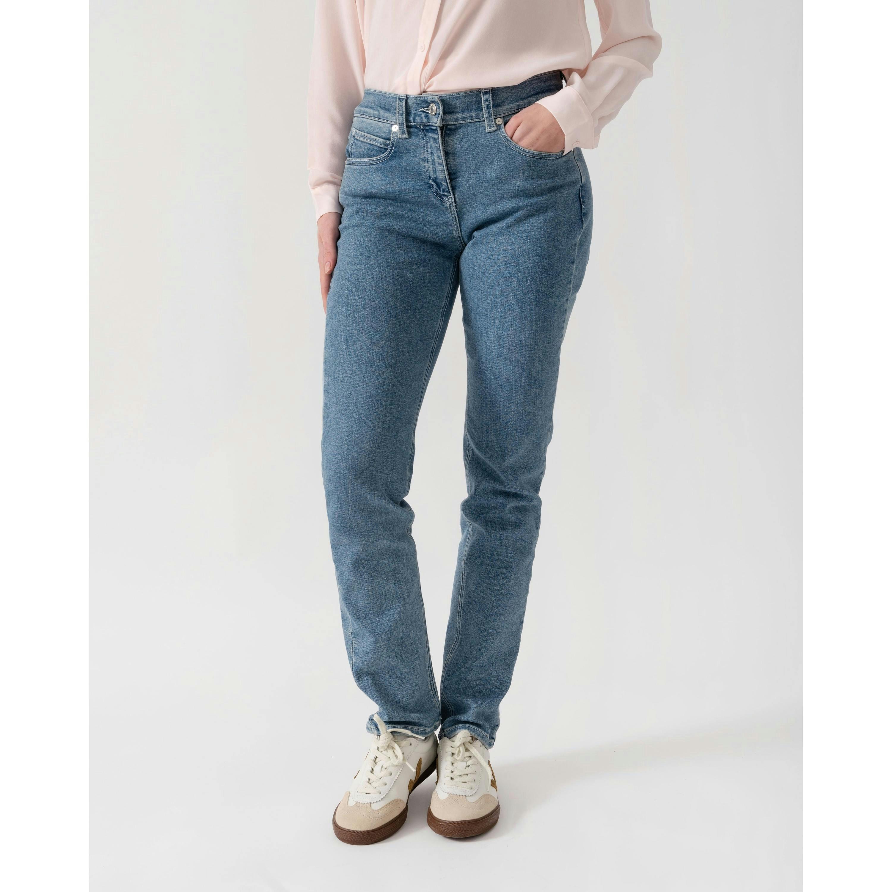 Calvin Klein 5 Pocket Jeans  in Blue , view 1 of 4