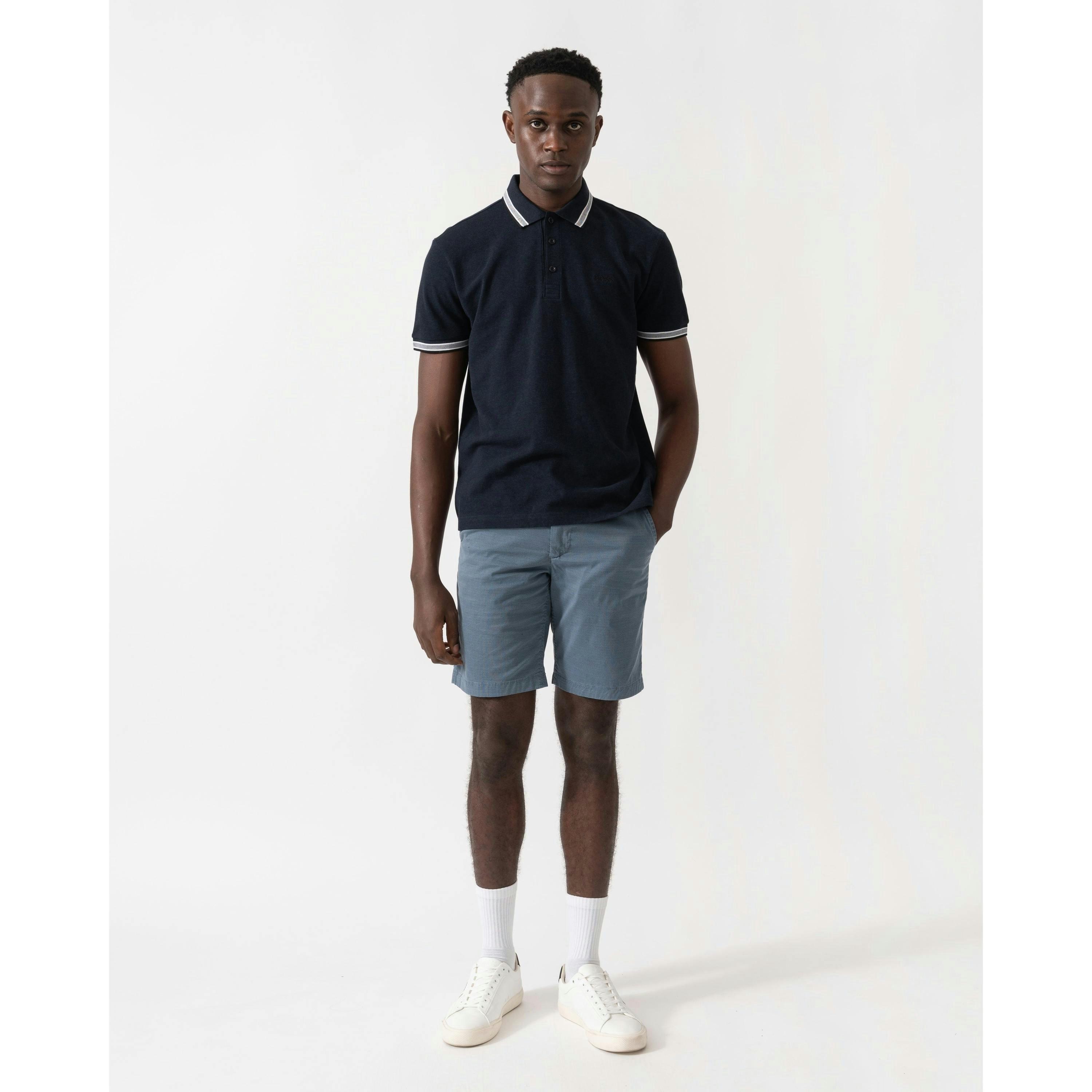 Hugo Boss Contrast Logo Polo Shirt  in Grey , view 1 of 4