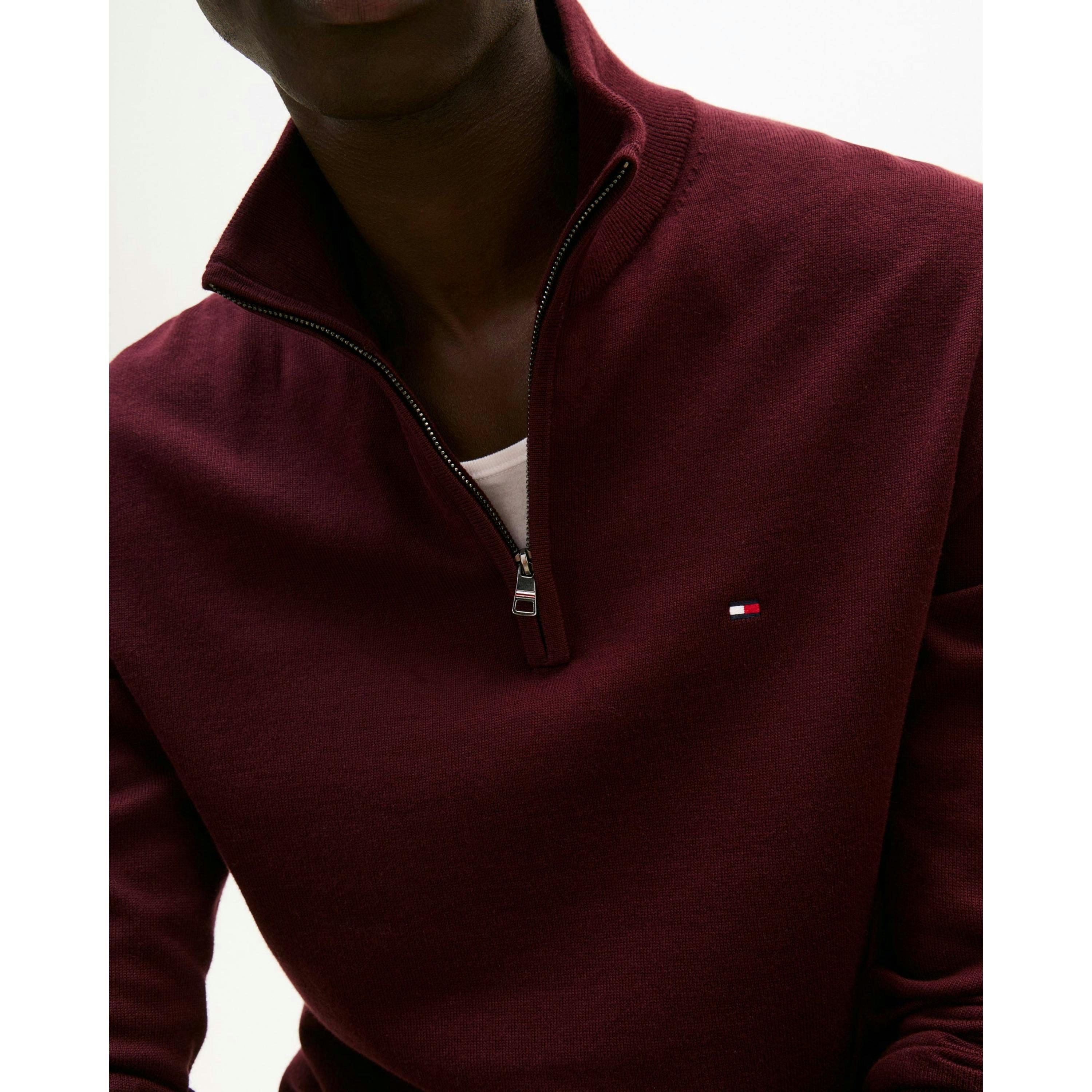 Tommy Hilfiger Sweatshirt  in Wine , view 3 of 5