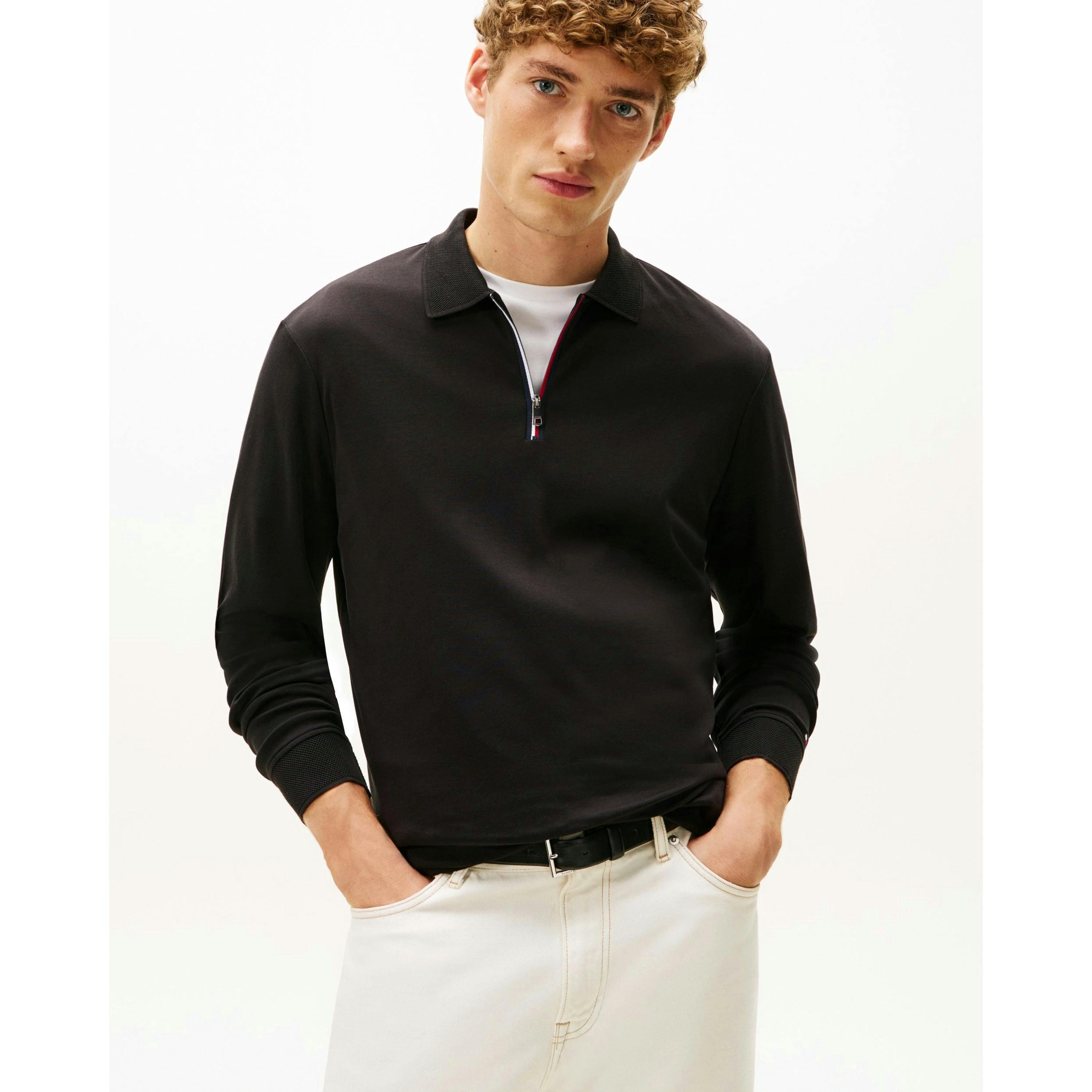 Tommy Hilfiger Polo Shirt  in Black , view 1 of 5