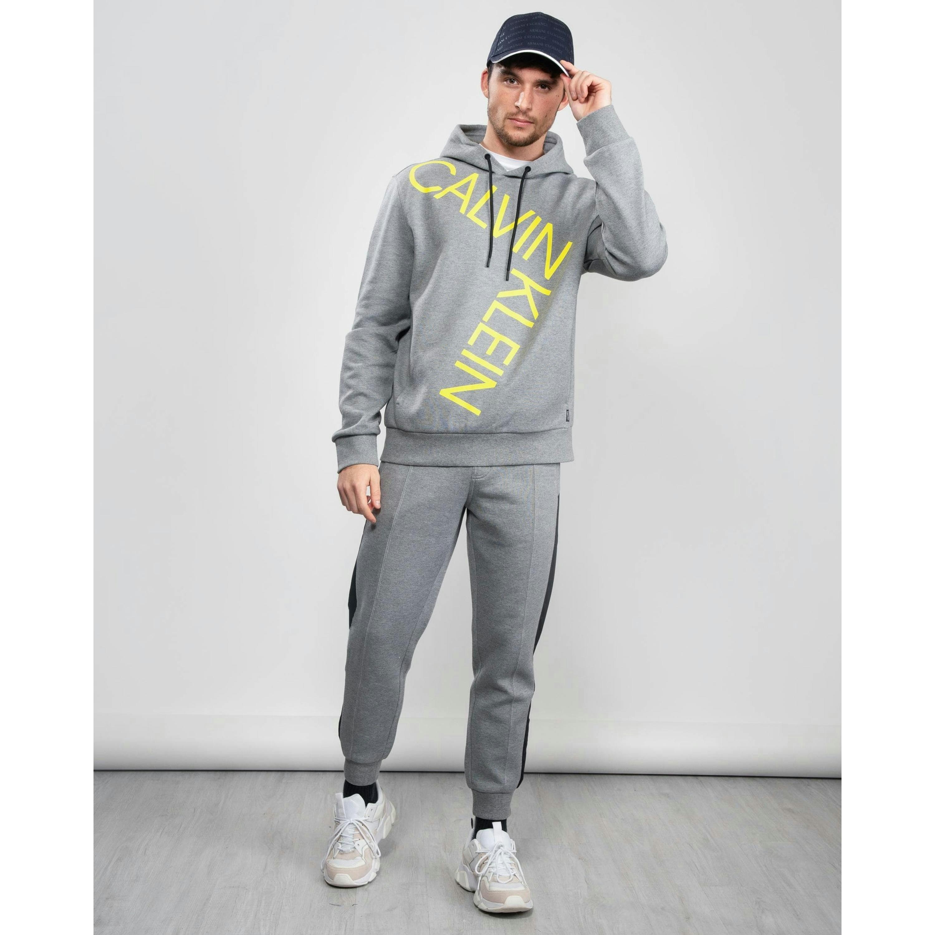 Calvin Klein Bold Logo Hoodie  in Grey , view 1 of 5