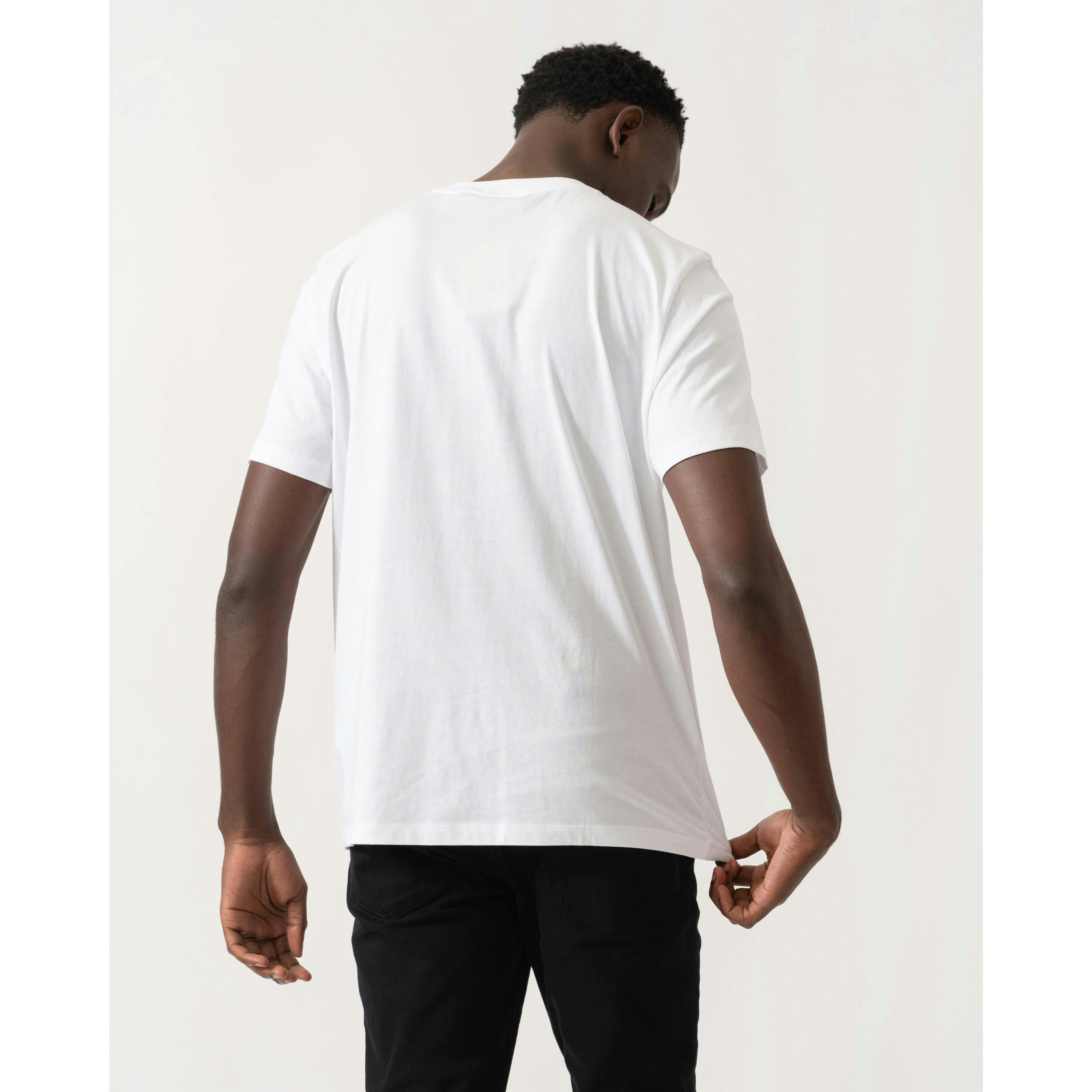 Hugo Boss Graphic Print T-Shirt  in White , view 2 of 4