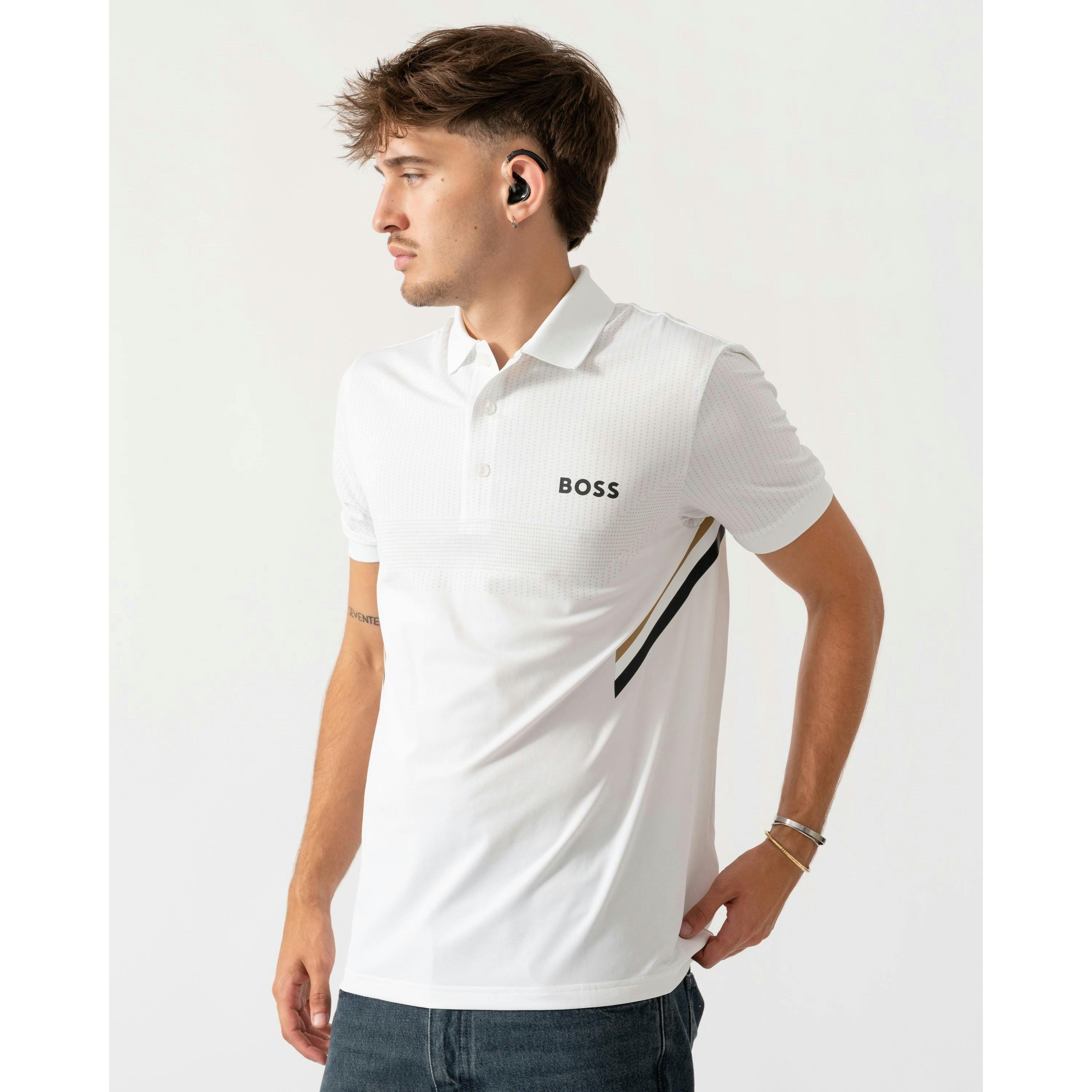 Hugo Boss Polo Shirt  in White , view 3 of 5