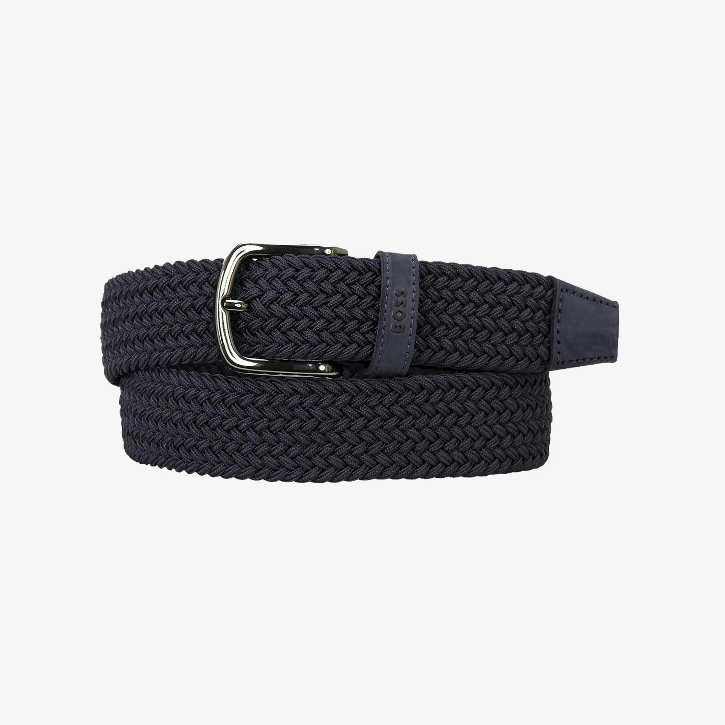 Hugo Boss Woven Belt  in Grey , view 1 of 1