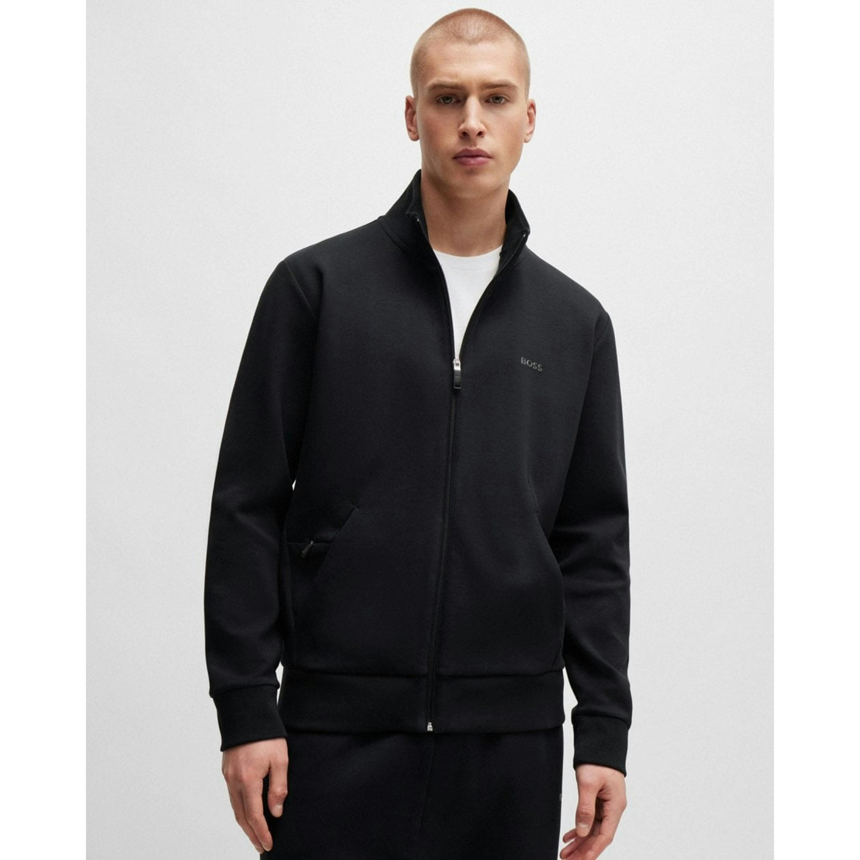 Hugo Boss Logo Print Sweatshirt  in Black , view 1 of 4