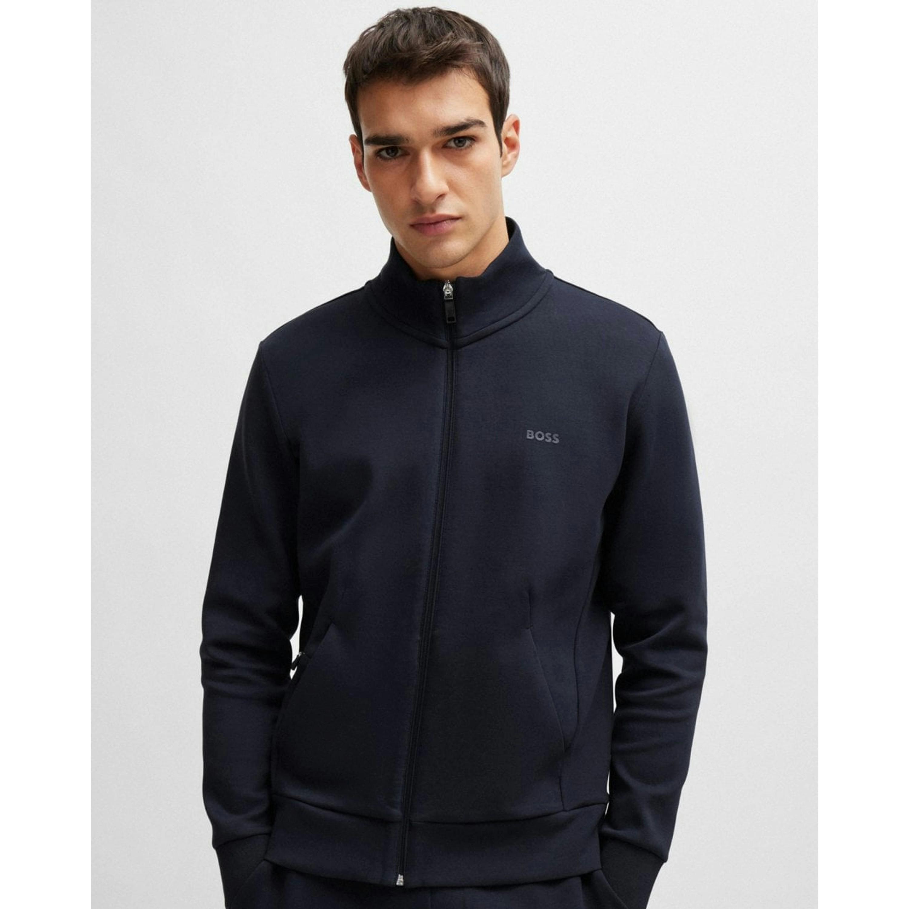 Hugo Boss Logo Print Sweatshirt  in Grey , view 1 of 4