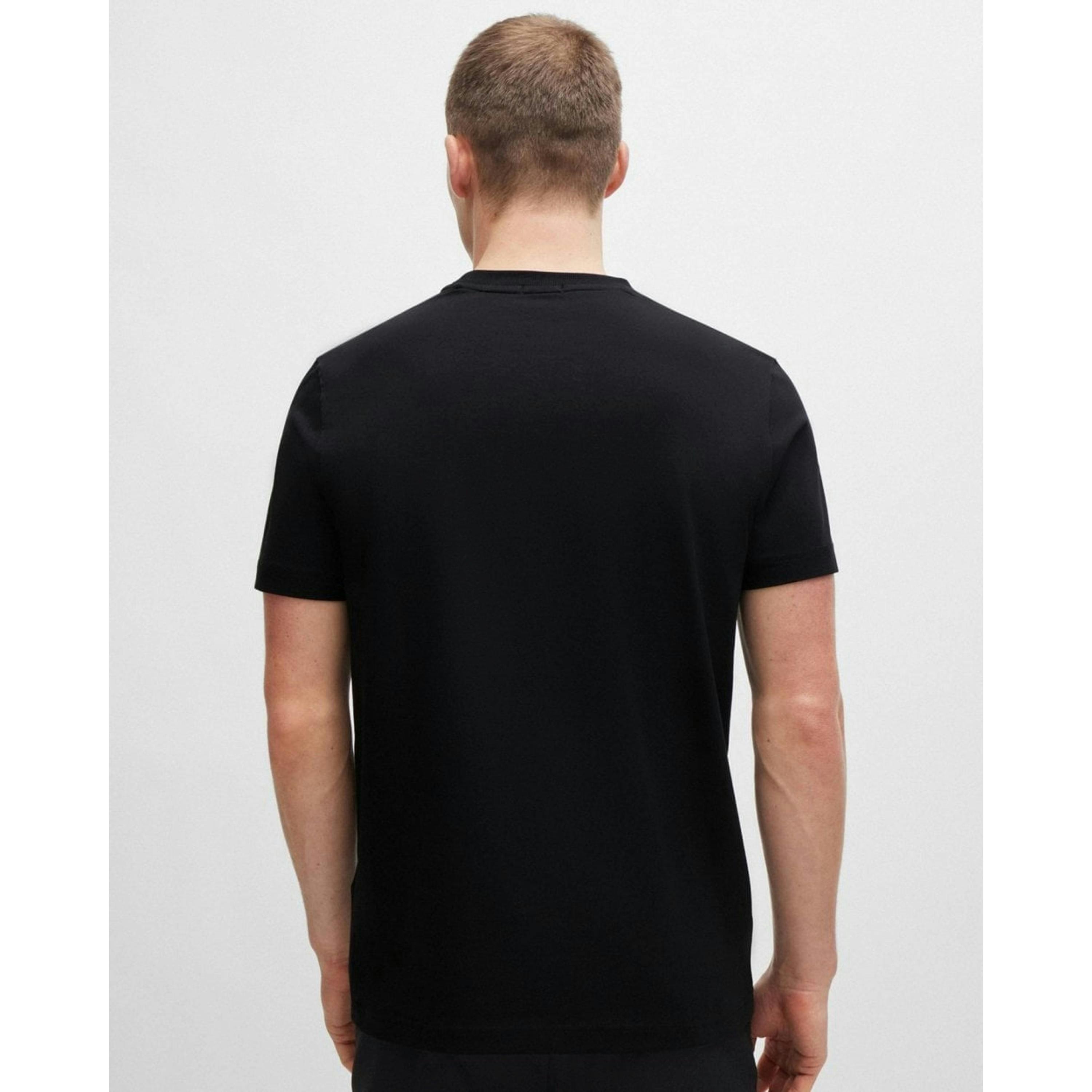 Hugo Boss Contrast Logo T-Shirt  in Black , view 2 of 4