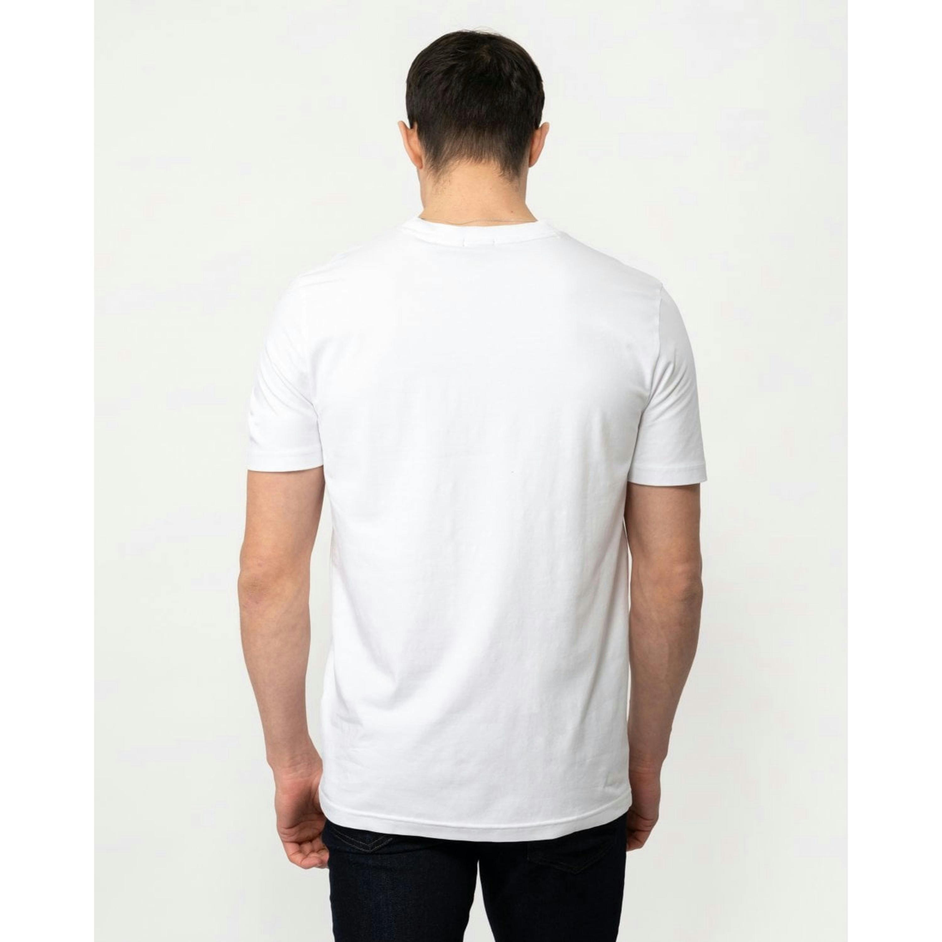 Hugo Boss V-Neck T-Shirt  in White , view 2 of 4