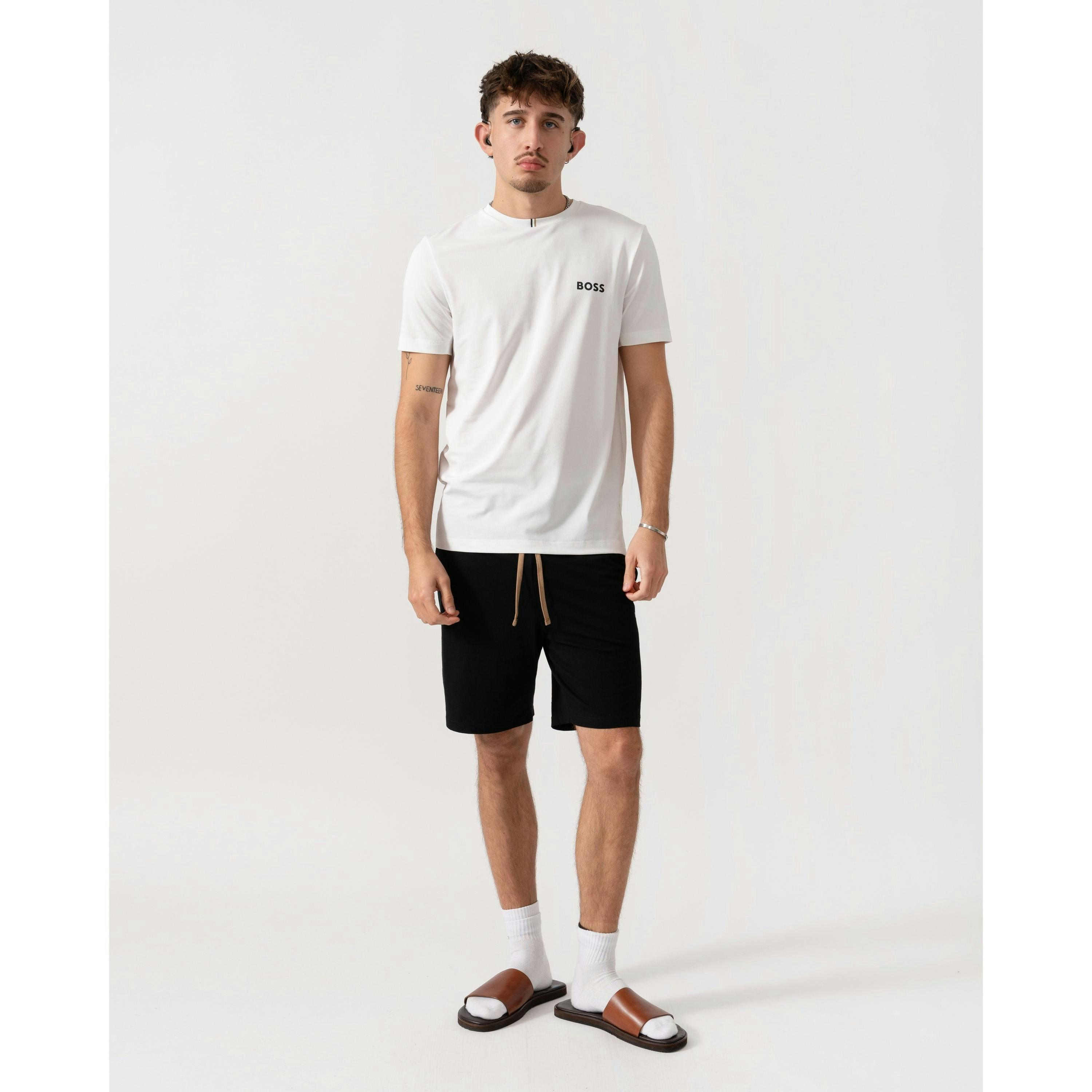 Hugo Boss Piqué T-Shirt  in White , view 4 of 4