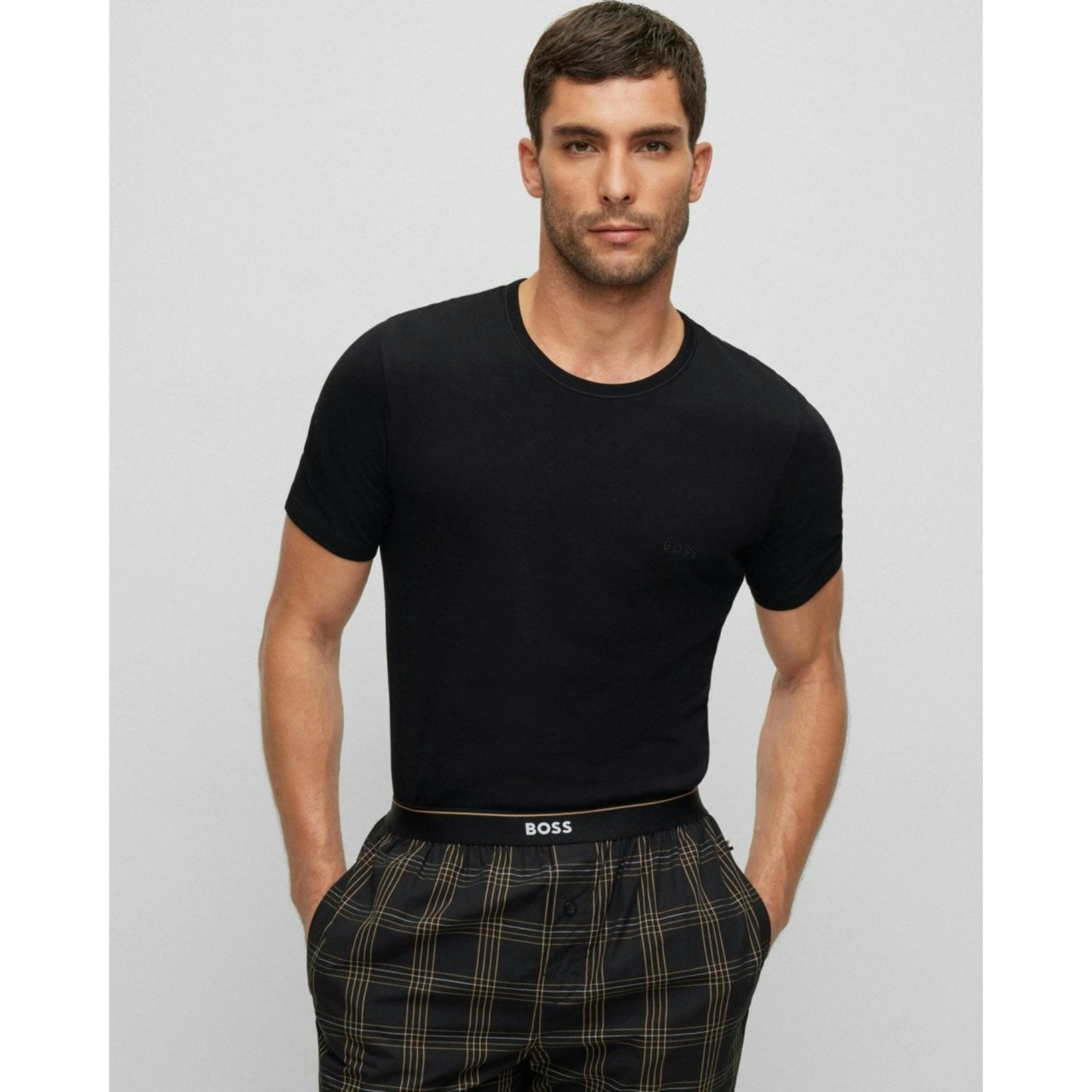 Hugo Boss Crew Neck T-Shirt  in Black , view 1 of 4