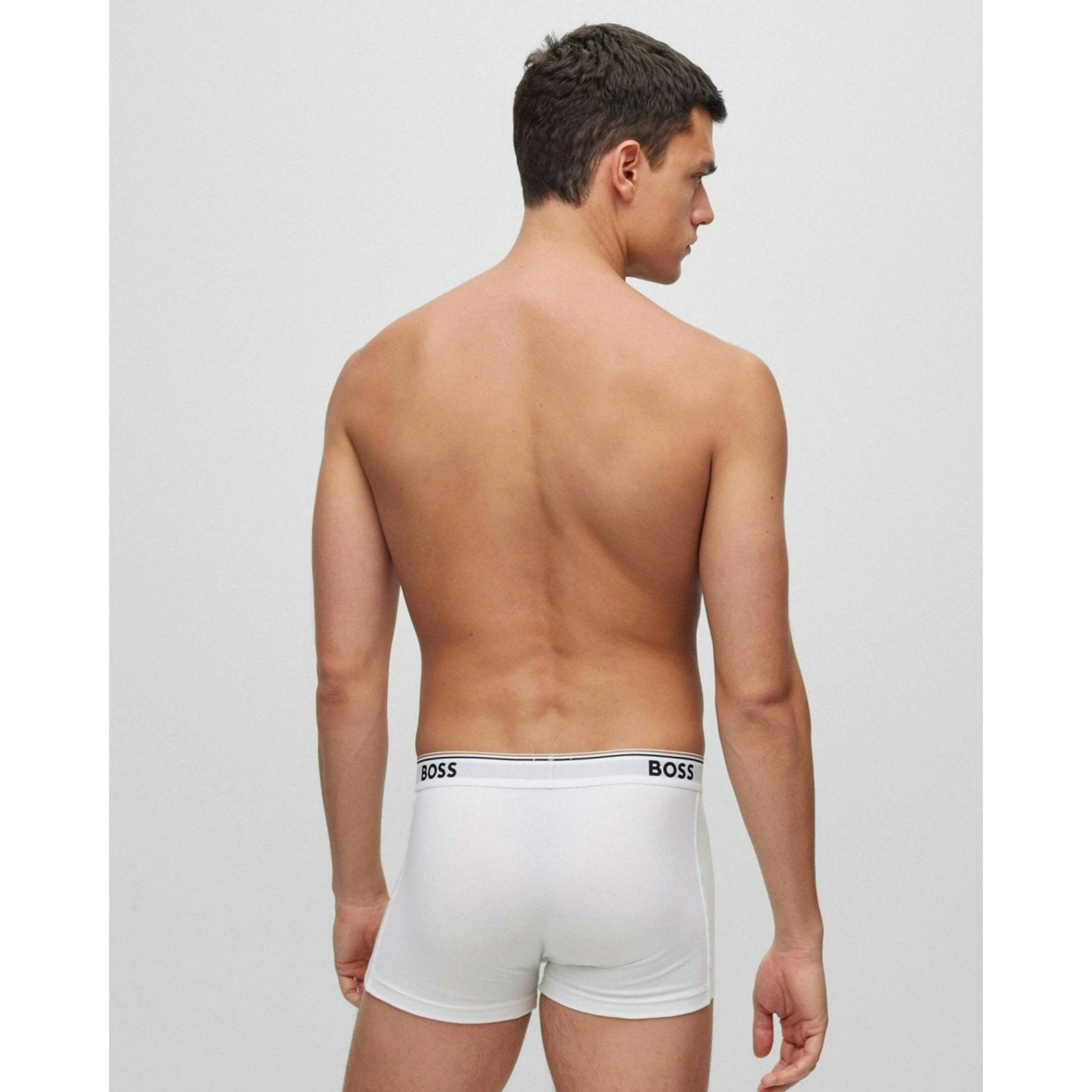 Hugo Boss Power Trunks  in White , view 2 of 5