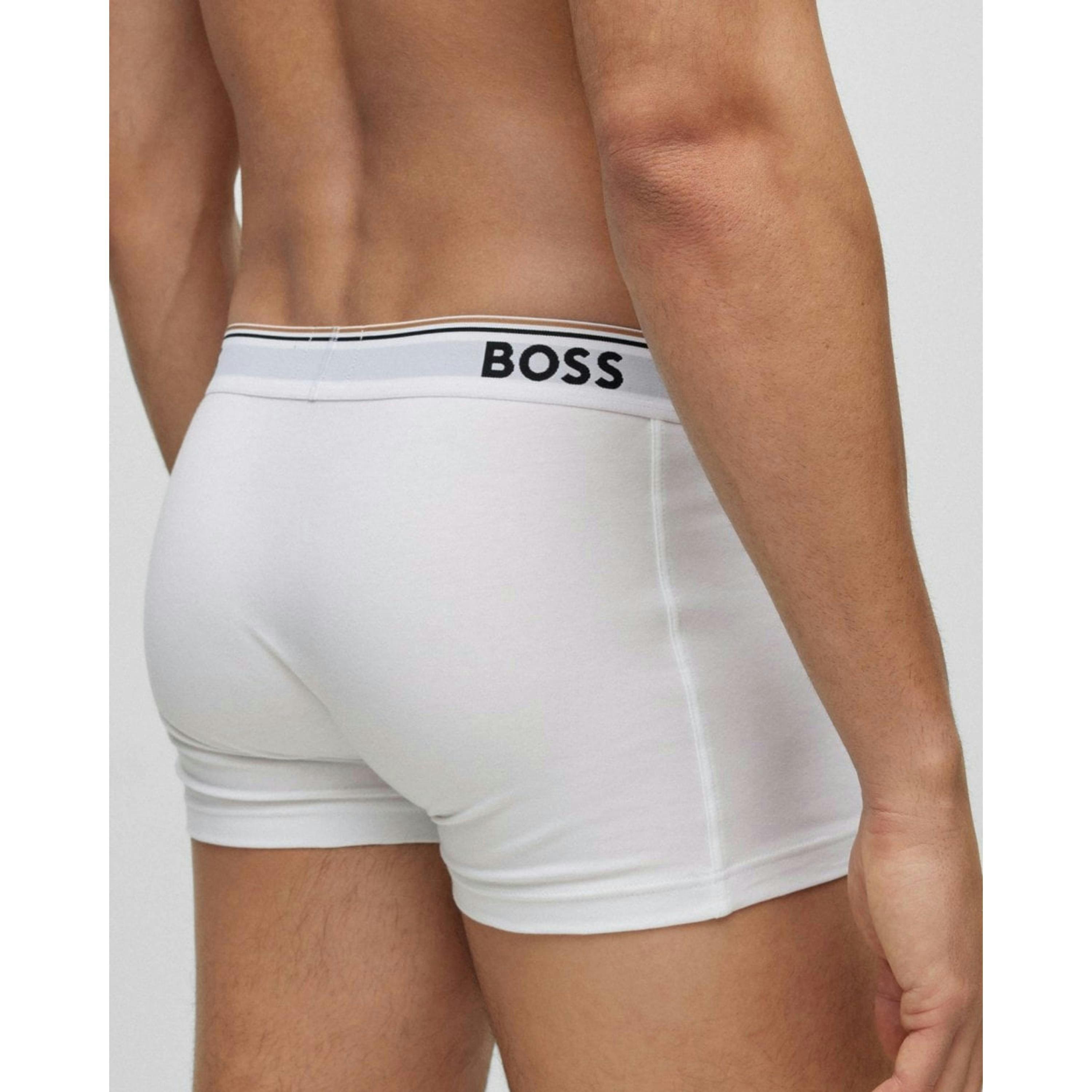Hugo Boss Power Trunks  in White , view 5 of 5