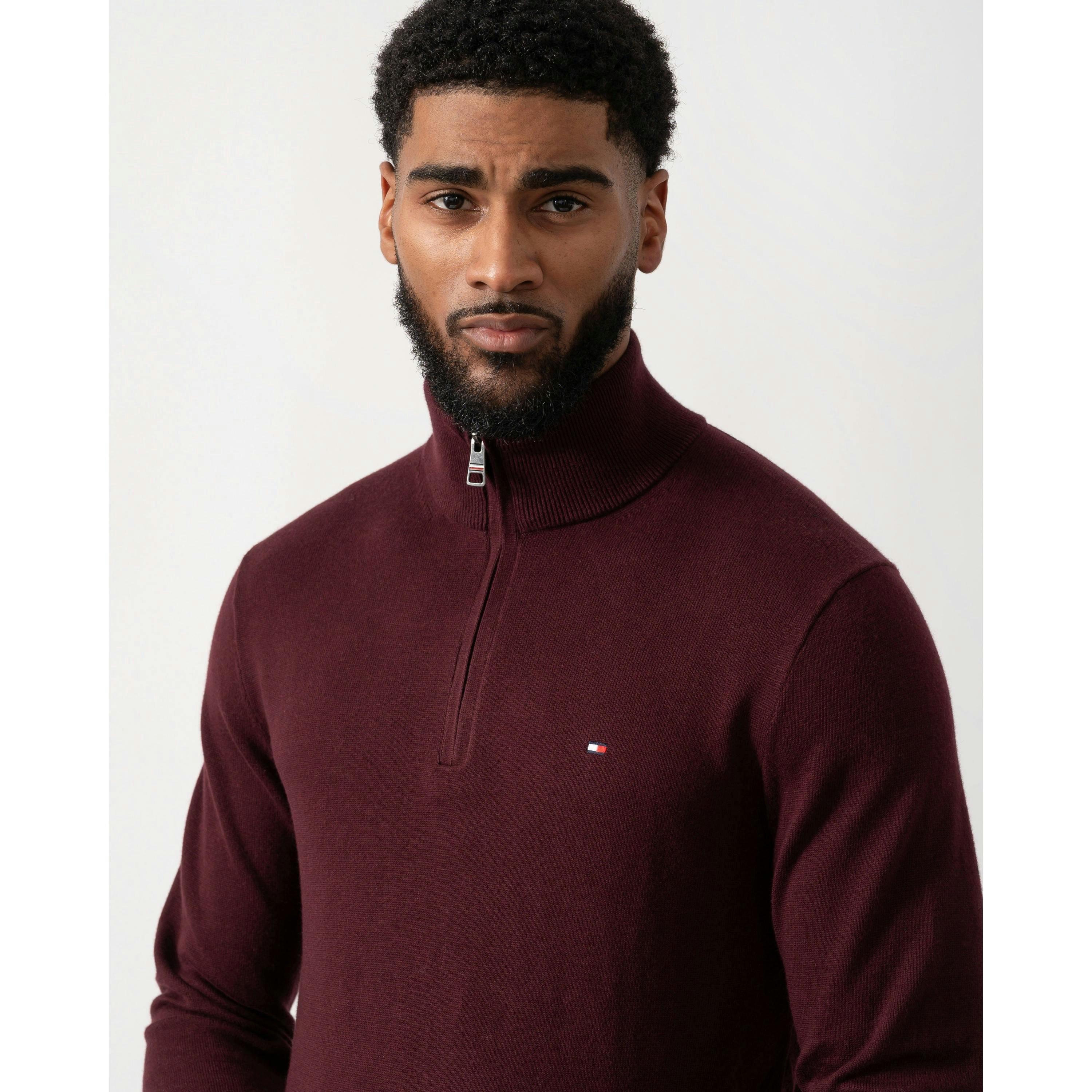 Tommy Hilfiger Sweatshirt  in Wine , view 3 of 4