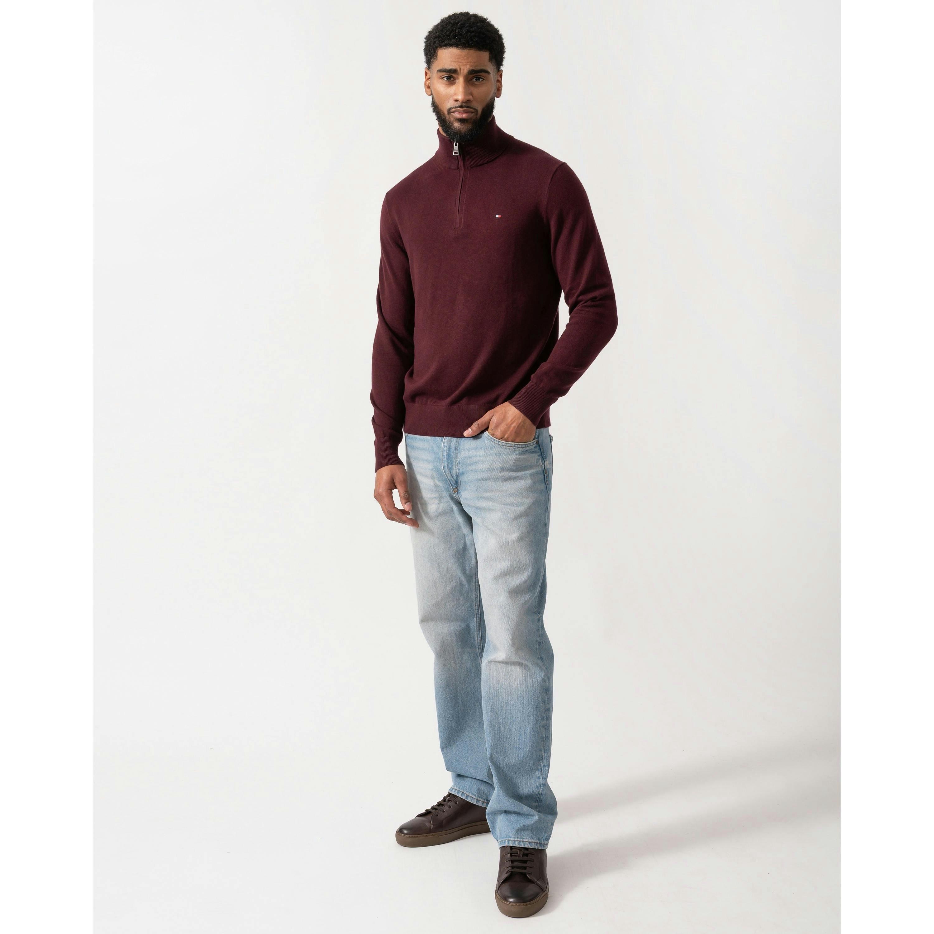 Tommy Hilfiger Sweatshirt  in Wine , view 4 of 4