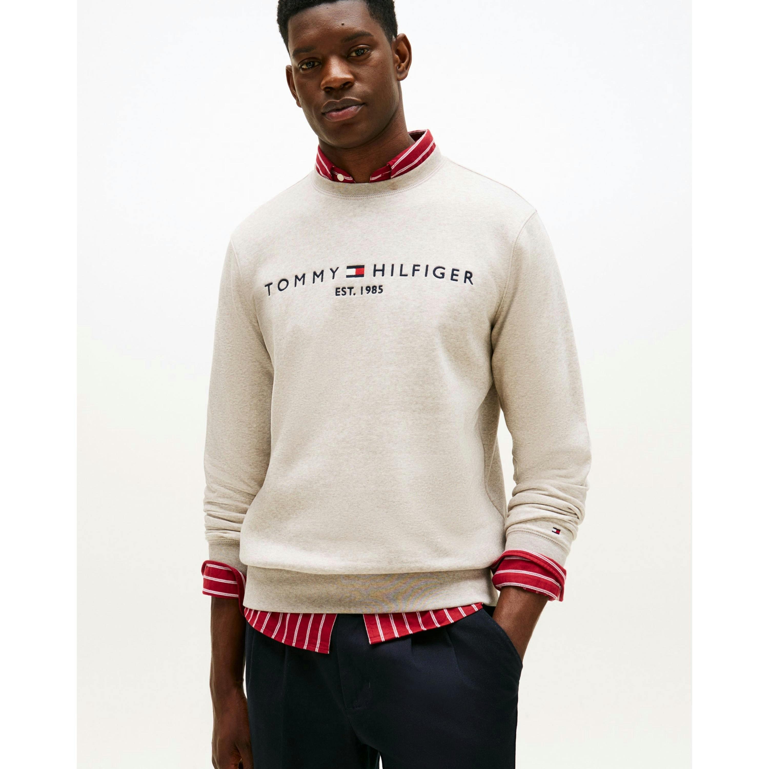 Tommy Hilfiger Tommy Logo Sweatshirt  in Grey , view 1 of 5