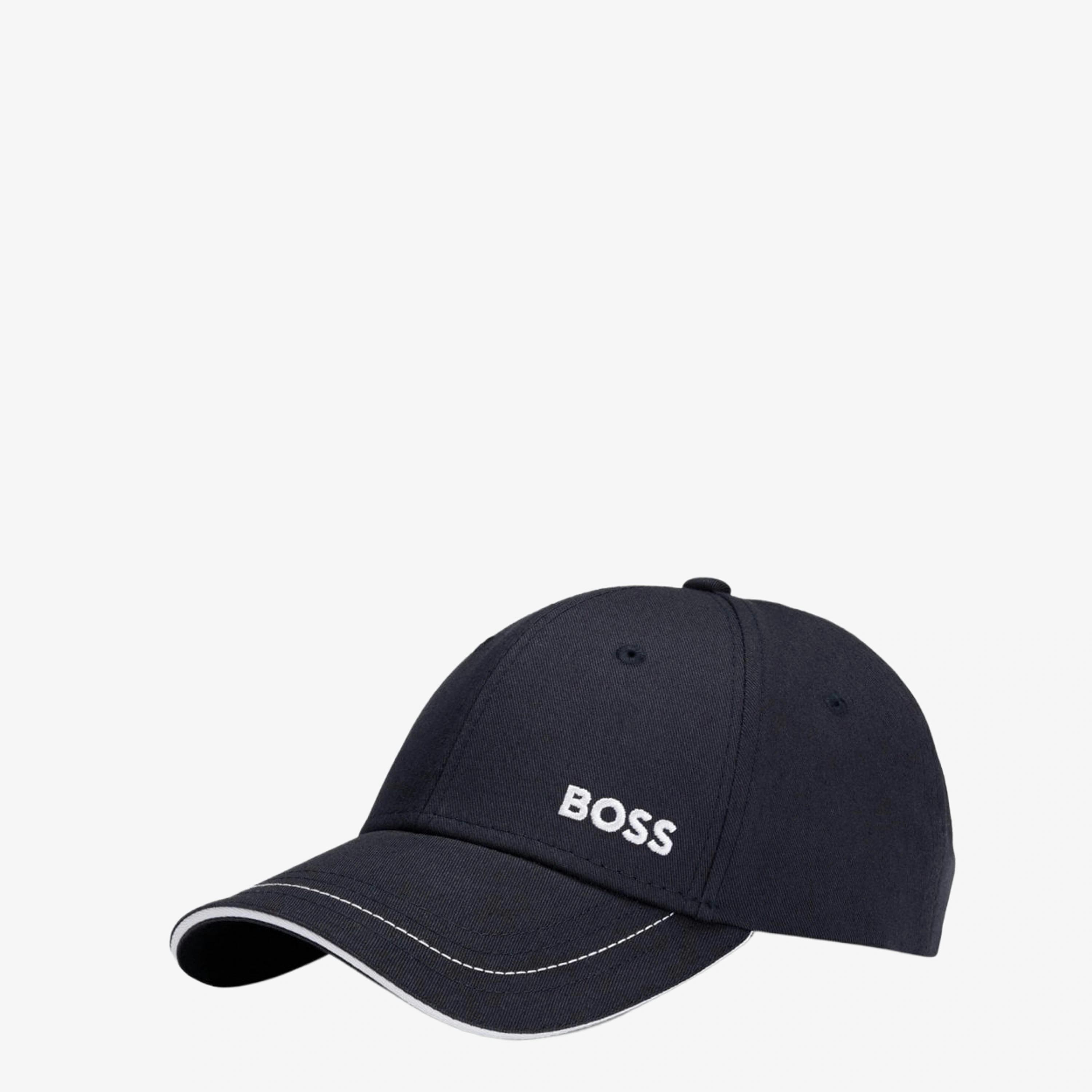 Hugo Boss Logo Detail Caps  in Grey , view 1 of 3