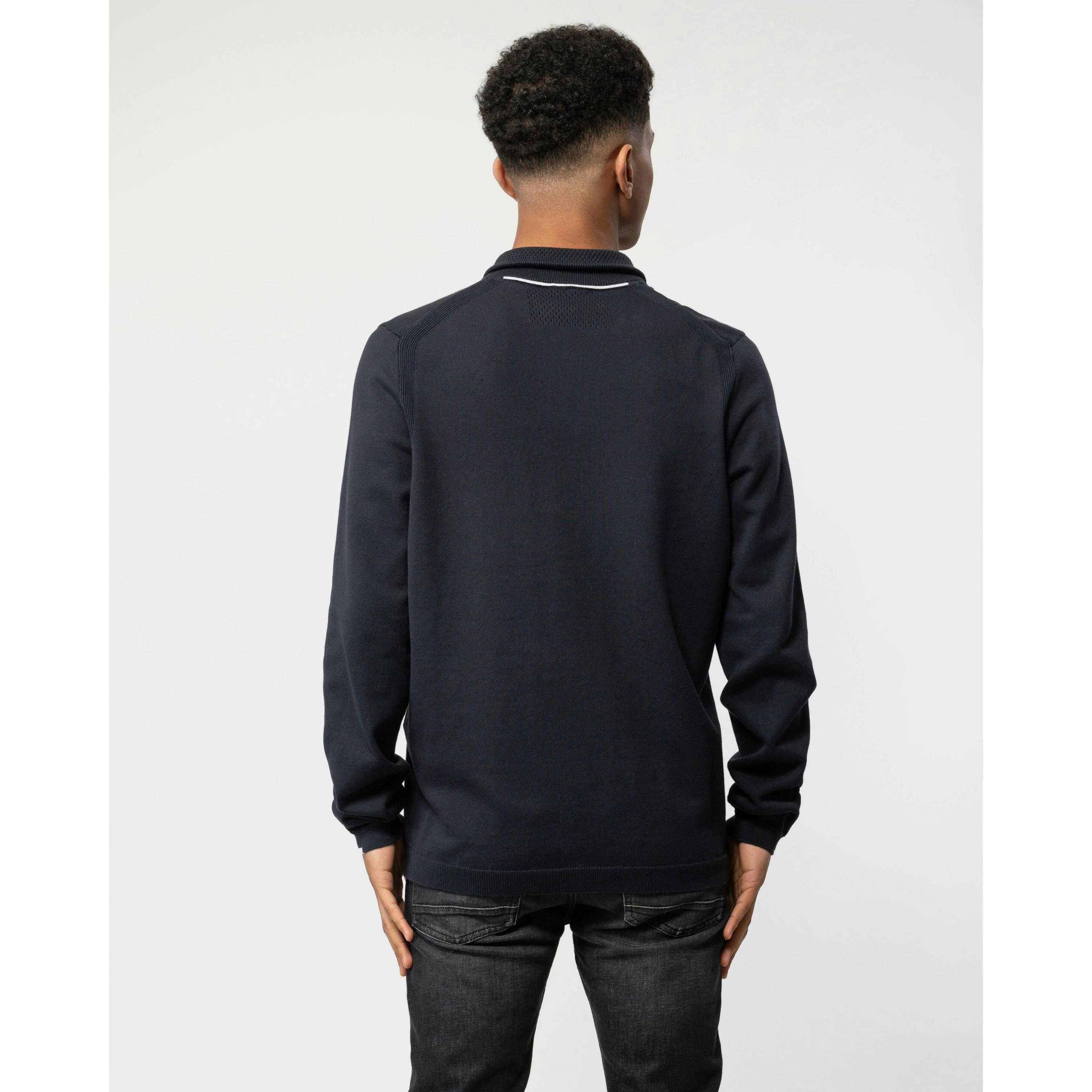 Hugo Boss Logo Print Jumper  in Blue , view 2 of 4