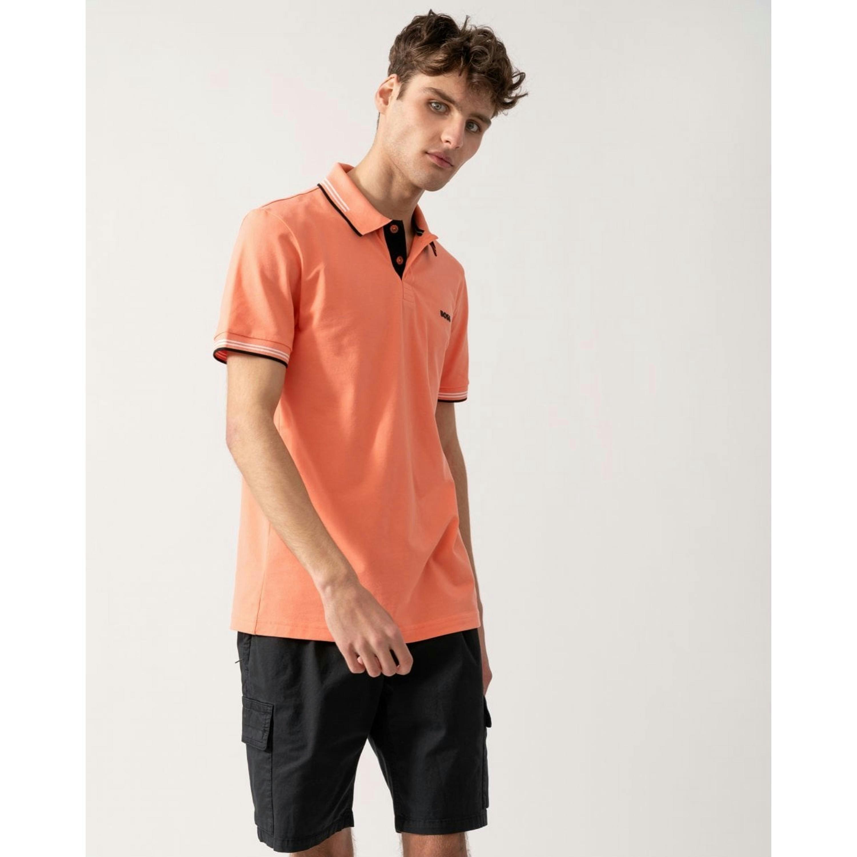 Hugo Boss Polo Shirt  in Coral , view 1 of 4