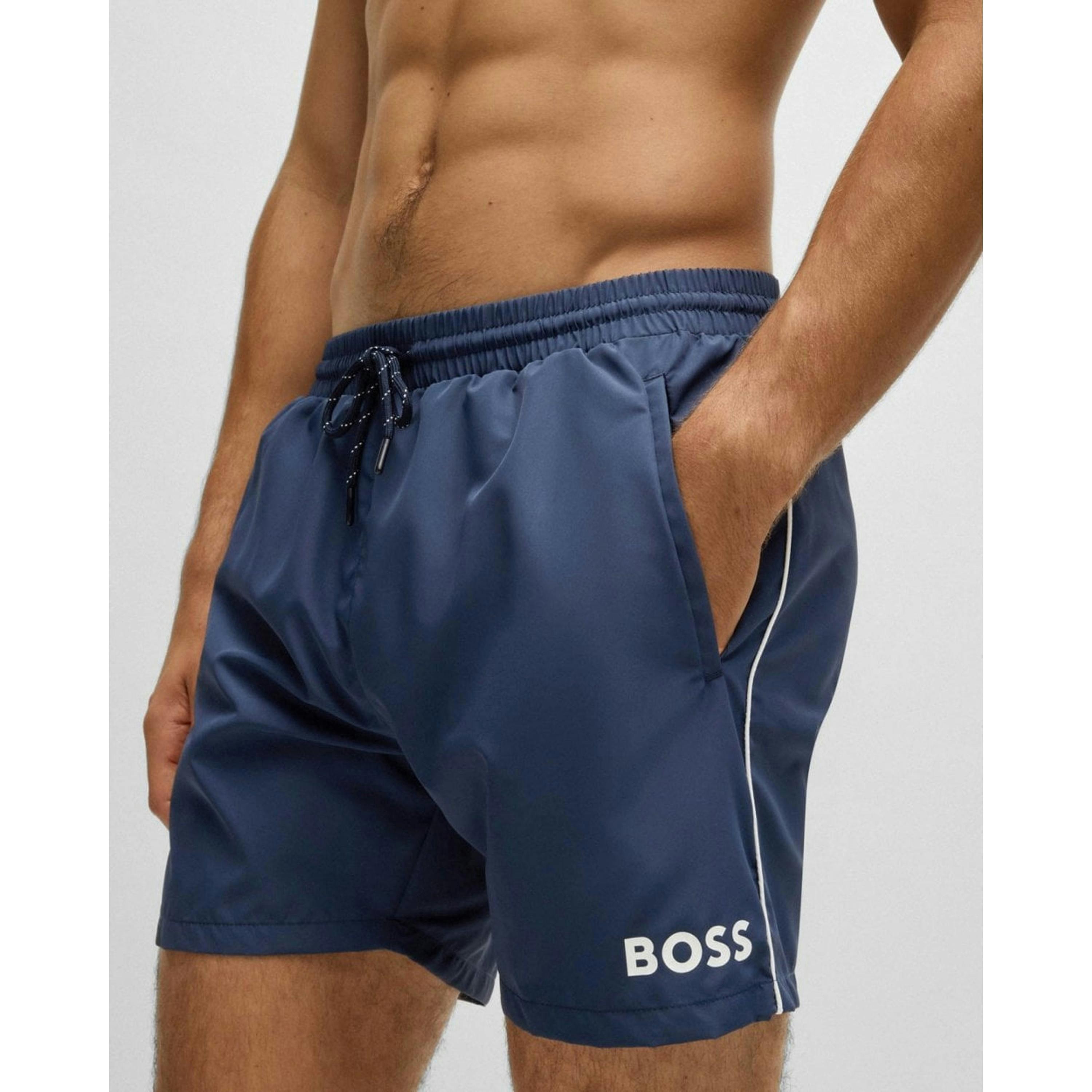 Hugo Boss Swimming Shorts  in Blue , view 3 of 3