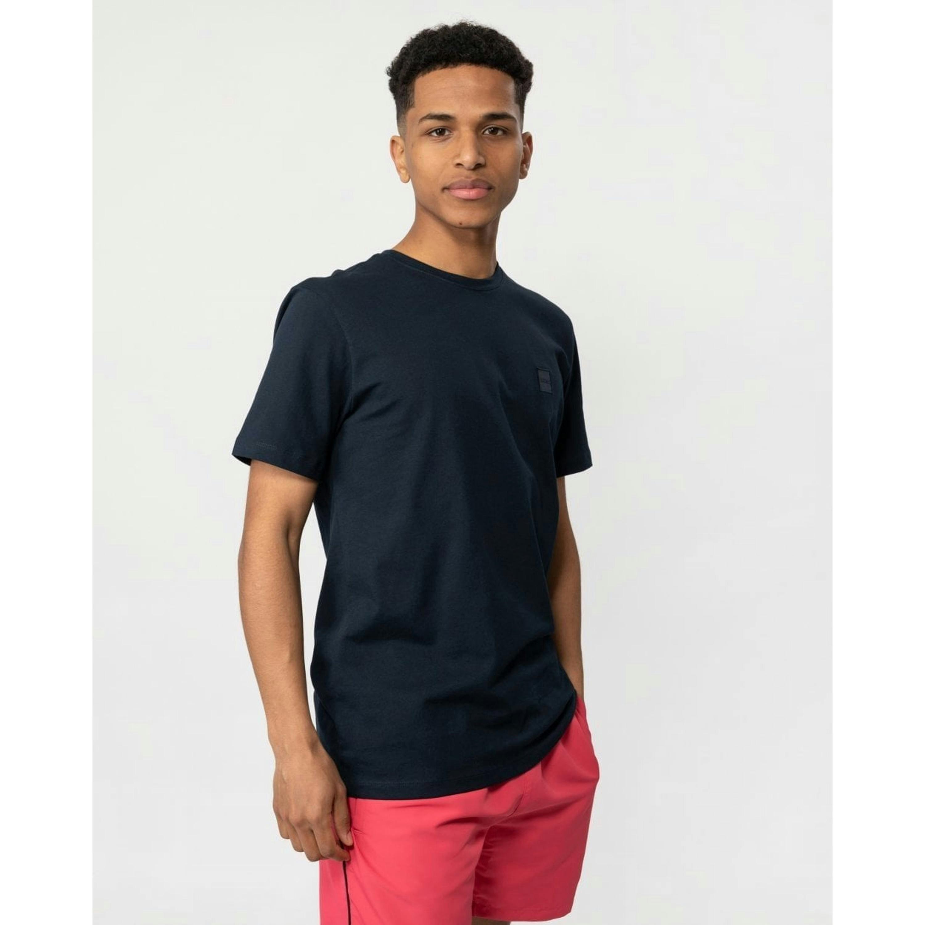 Hugo Boss Logo Patch T-Shirt  in Blue , view 1 of 4