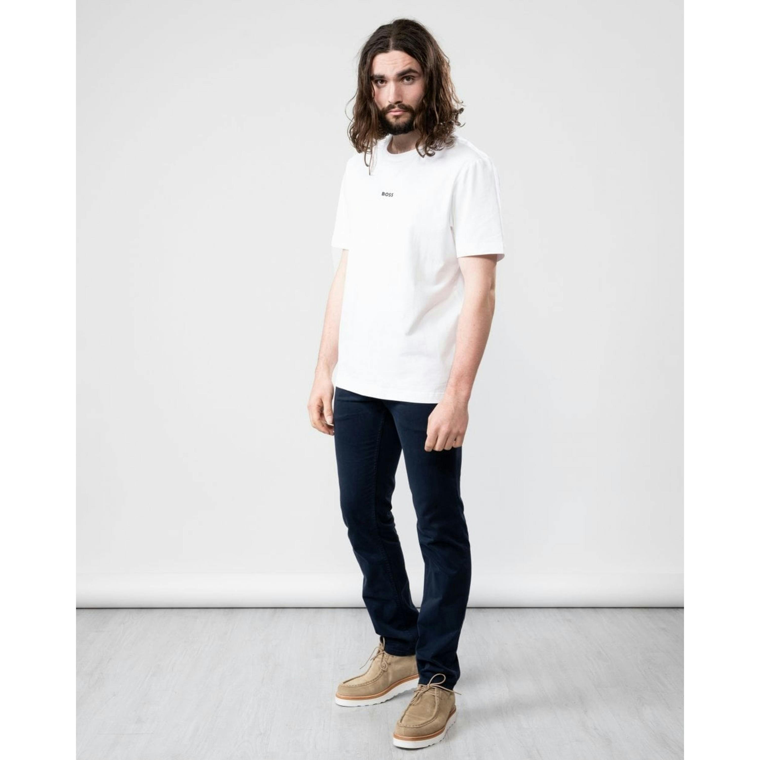 Hugo Boss Small Logo T-Shirt  in White , view 4 of 4