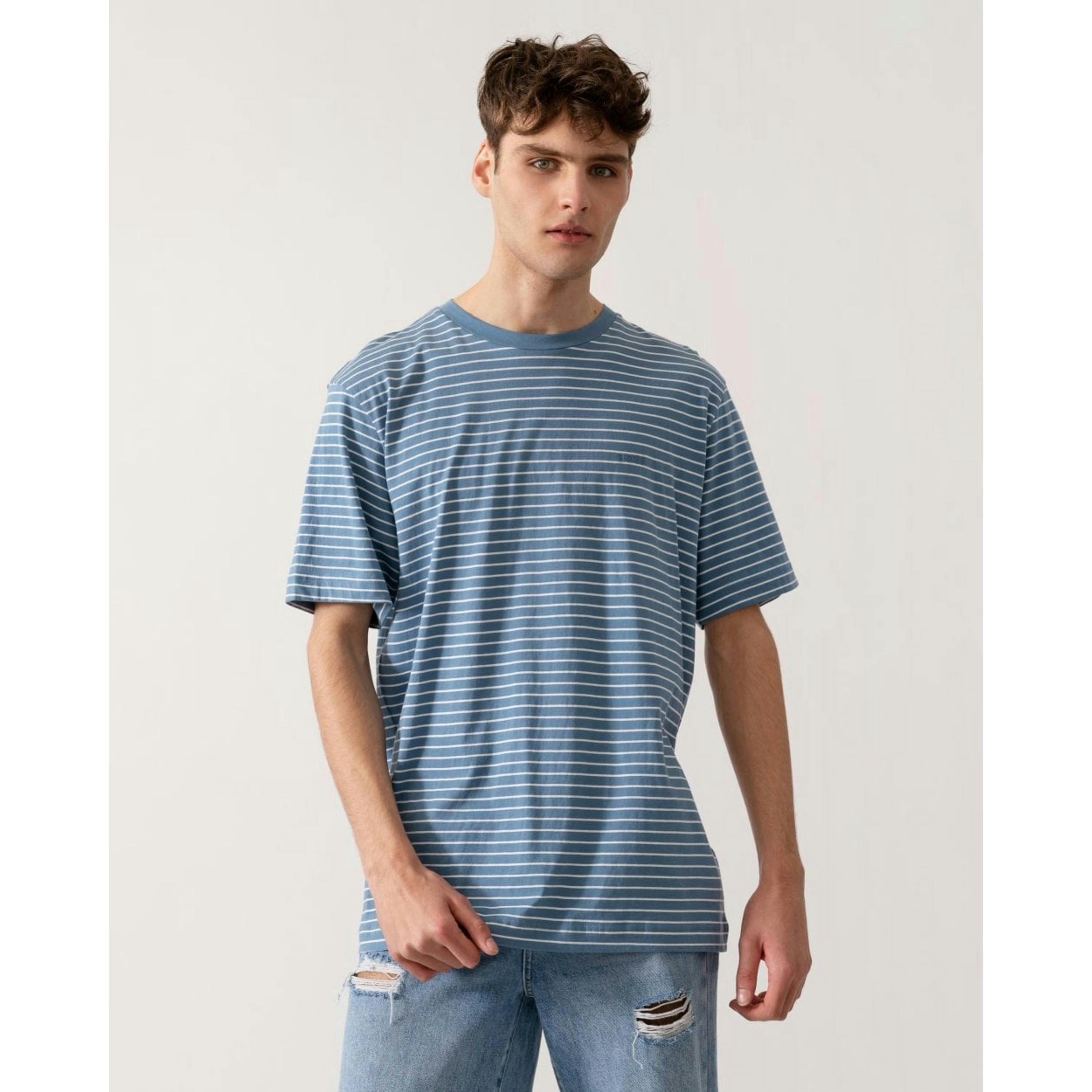 Hugo Boss Stripe T-Shirt  in Blue , view 1 of 4