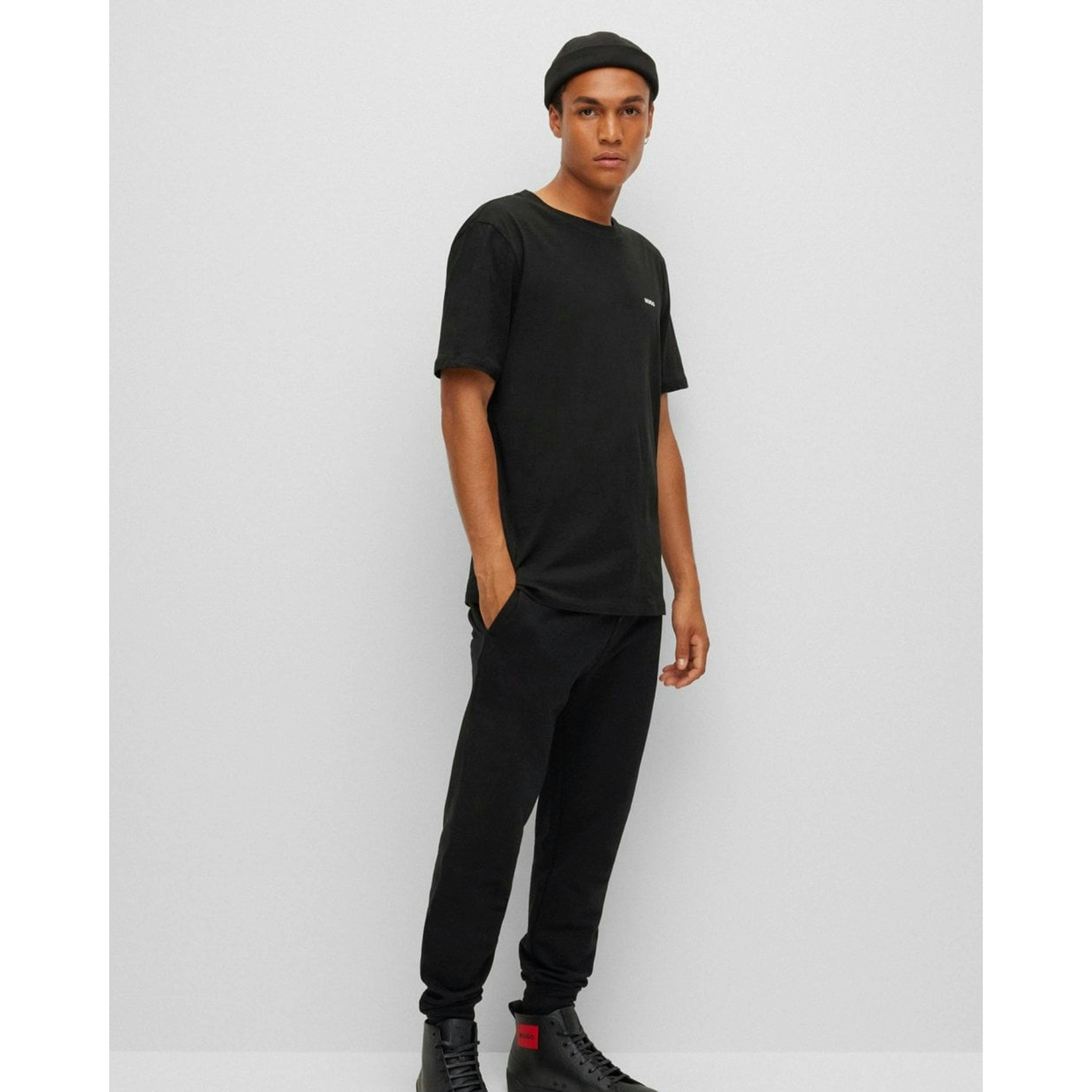 Hugo Boss Logo Print T-Shirt  in Black , view 4 of 4